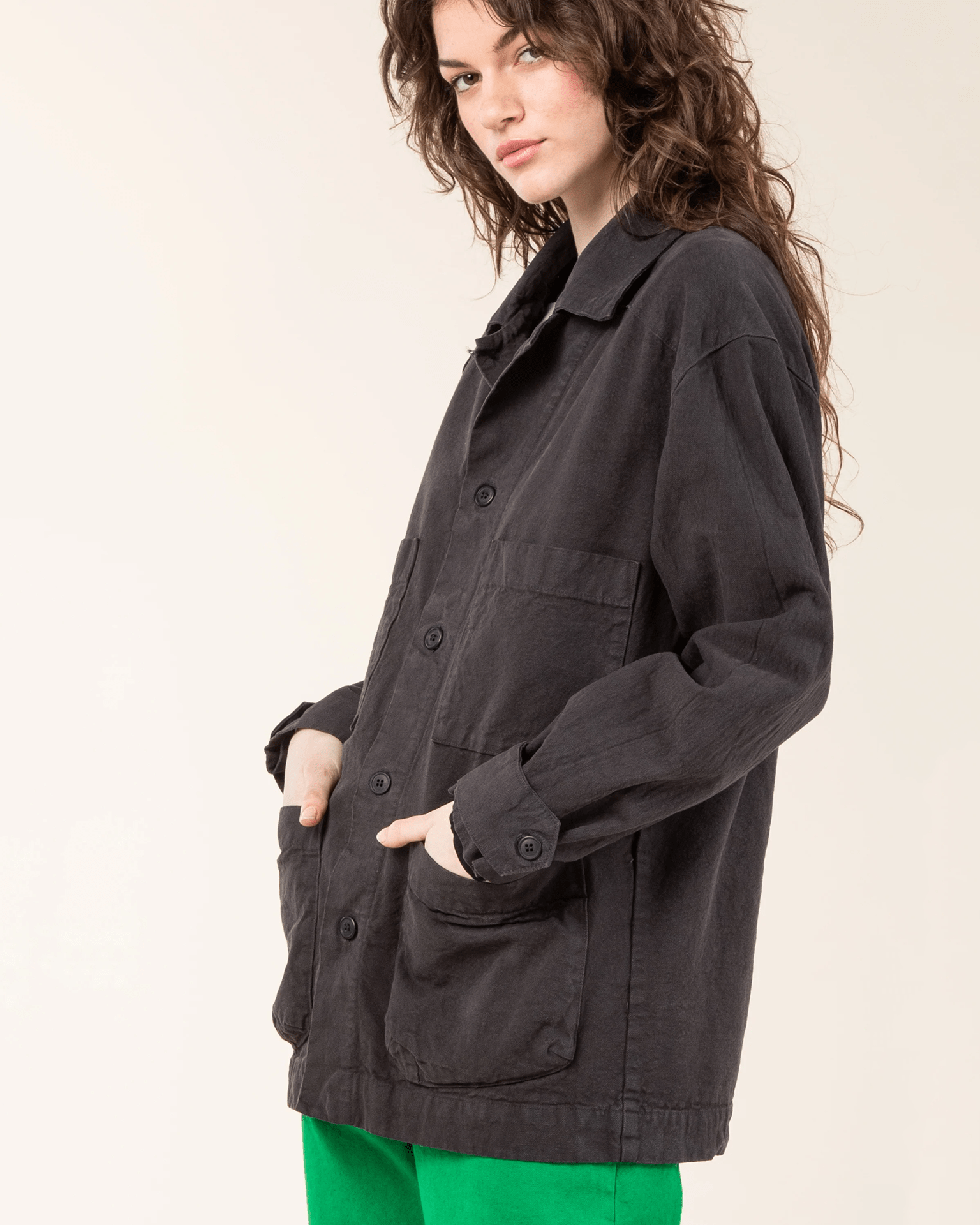 Canvas Task Jacket in Tunnel