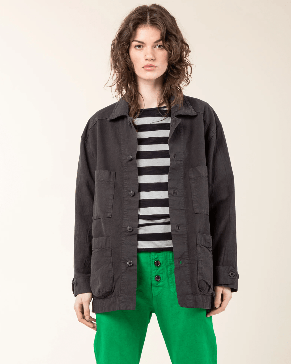 Canvas Task Jacket in Tunnel