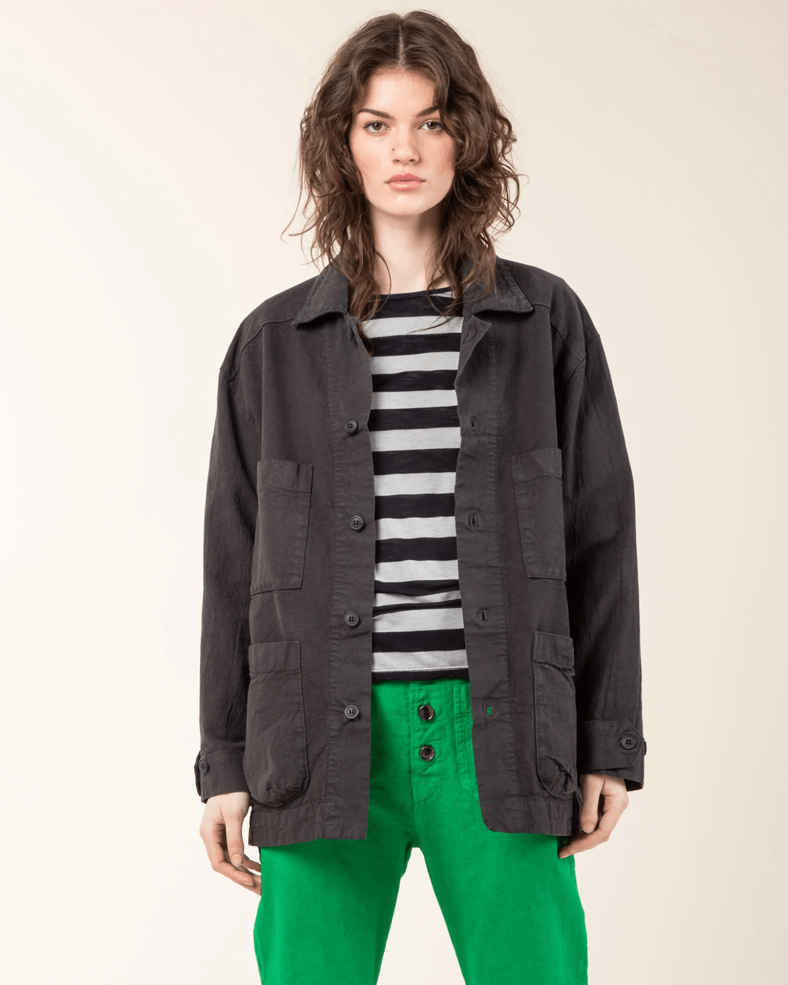 Canvas Task Jacket in Tunnel