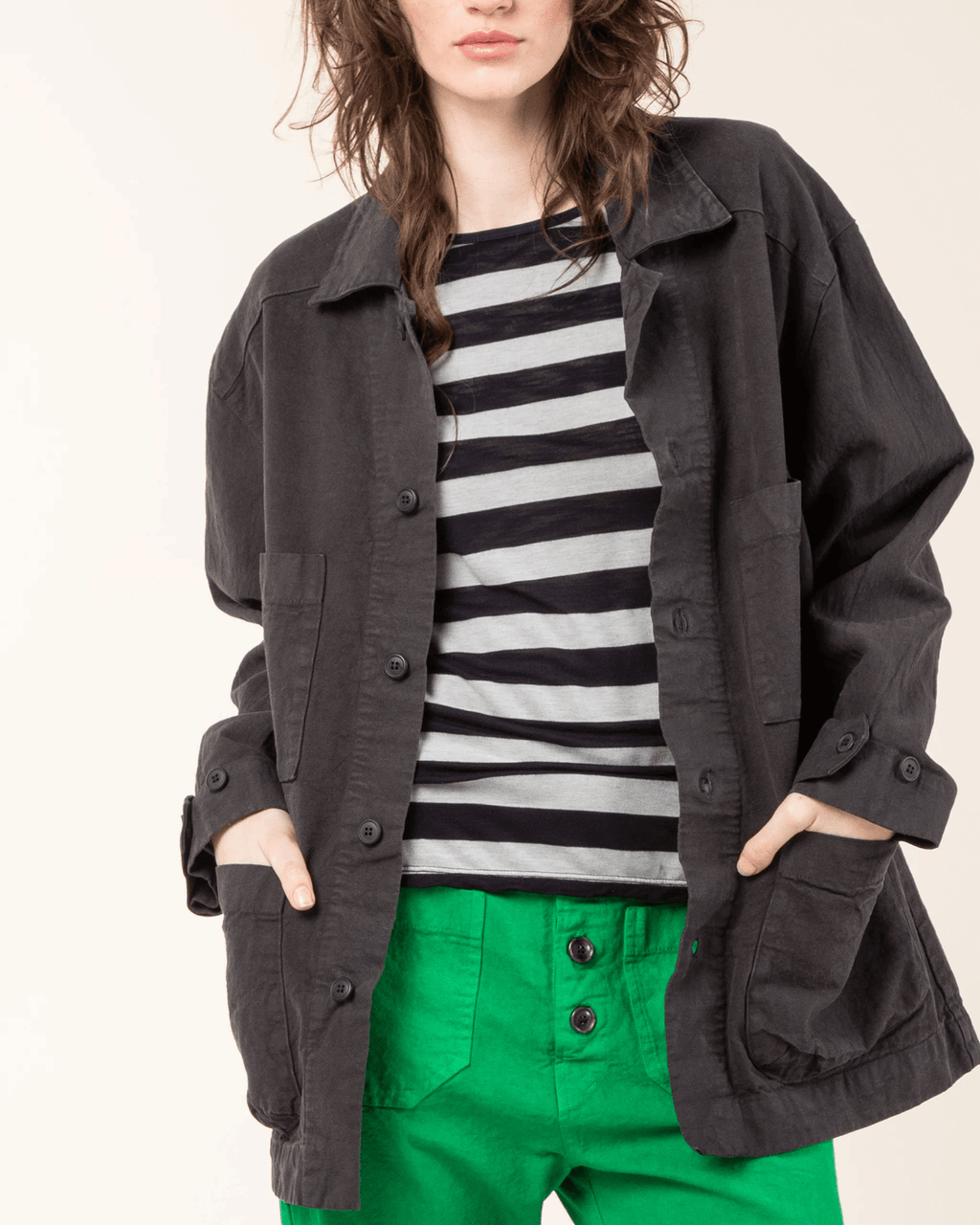 Canvas Task Jacket in Tunnel