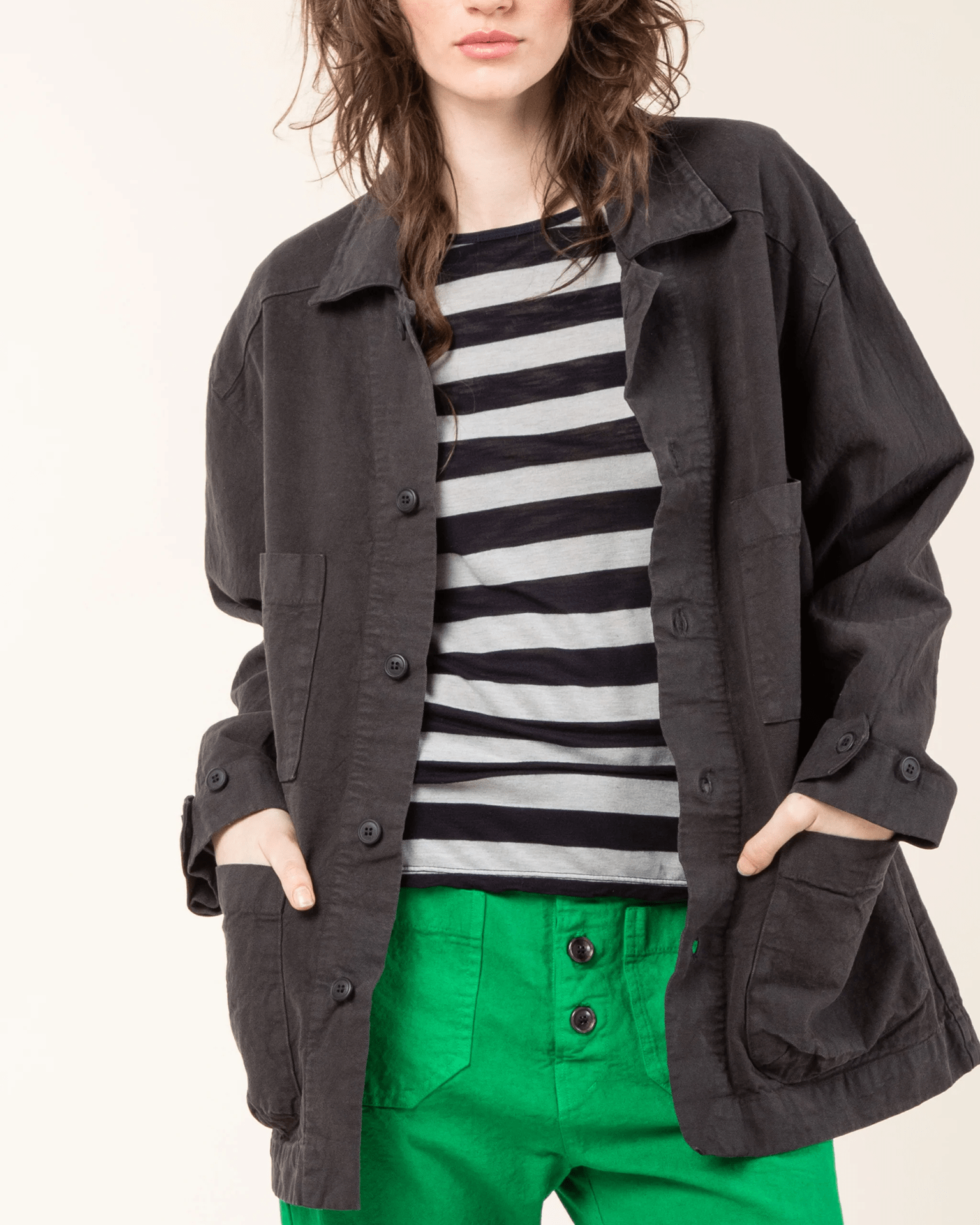 Canvas Task Jacket in Tunnel
