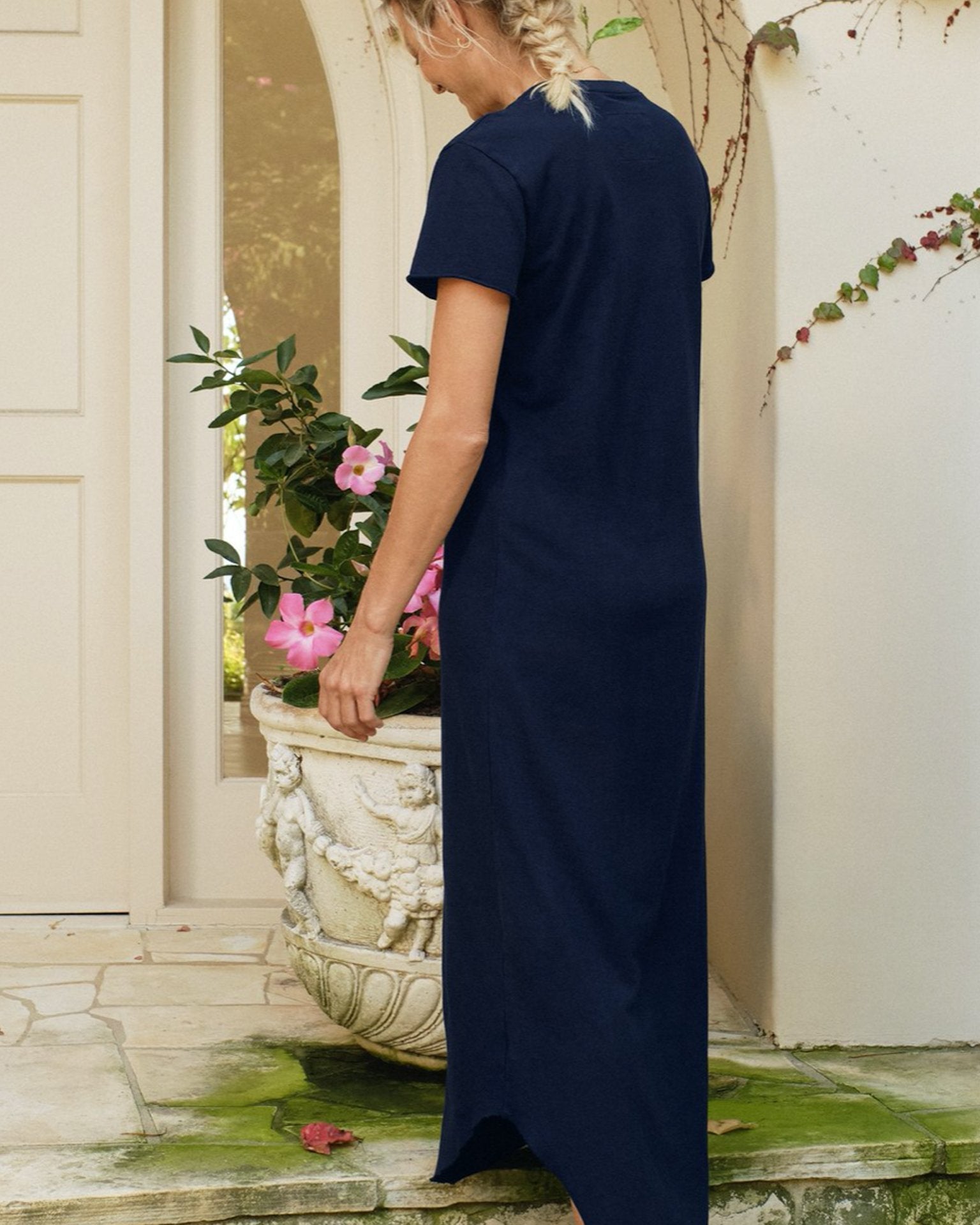 Harper Perfect Tee  Dress in British Royal Navy