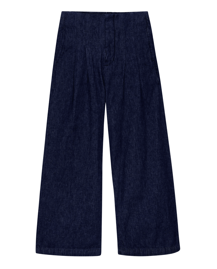 The Sculpted Trouser in Rinse Wash