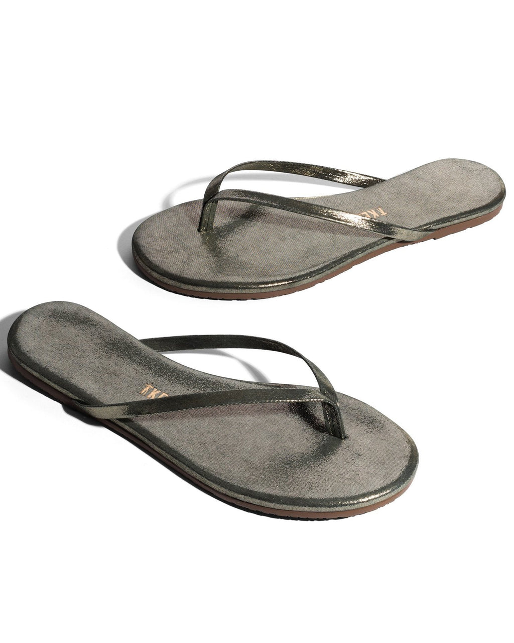 Glitter Flip Flops in Moonshine