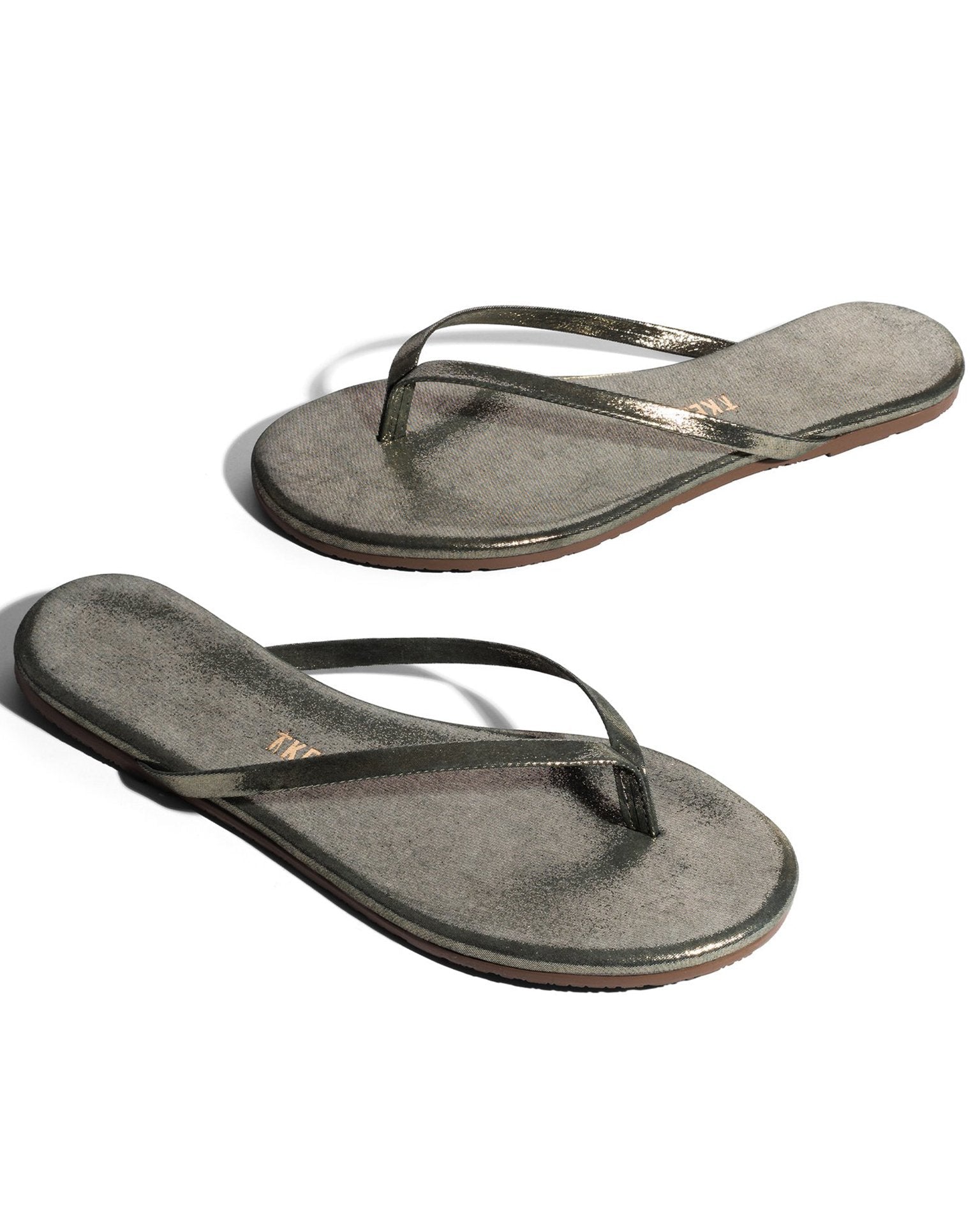 Glitter Flip Flops in Moonshine