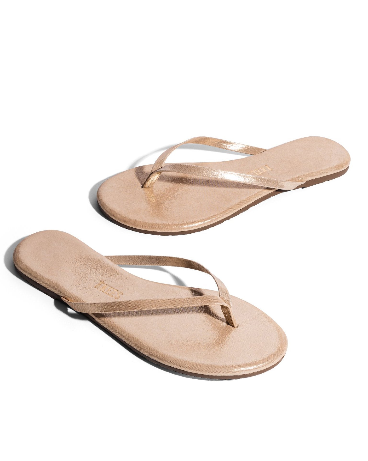 Glitter Flip Flops in Pink Pearl