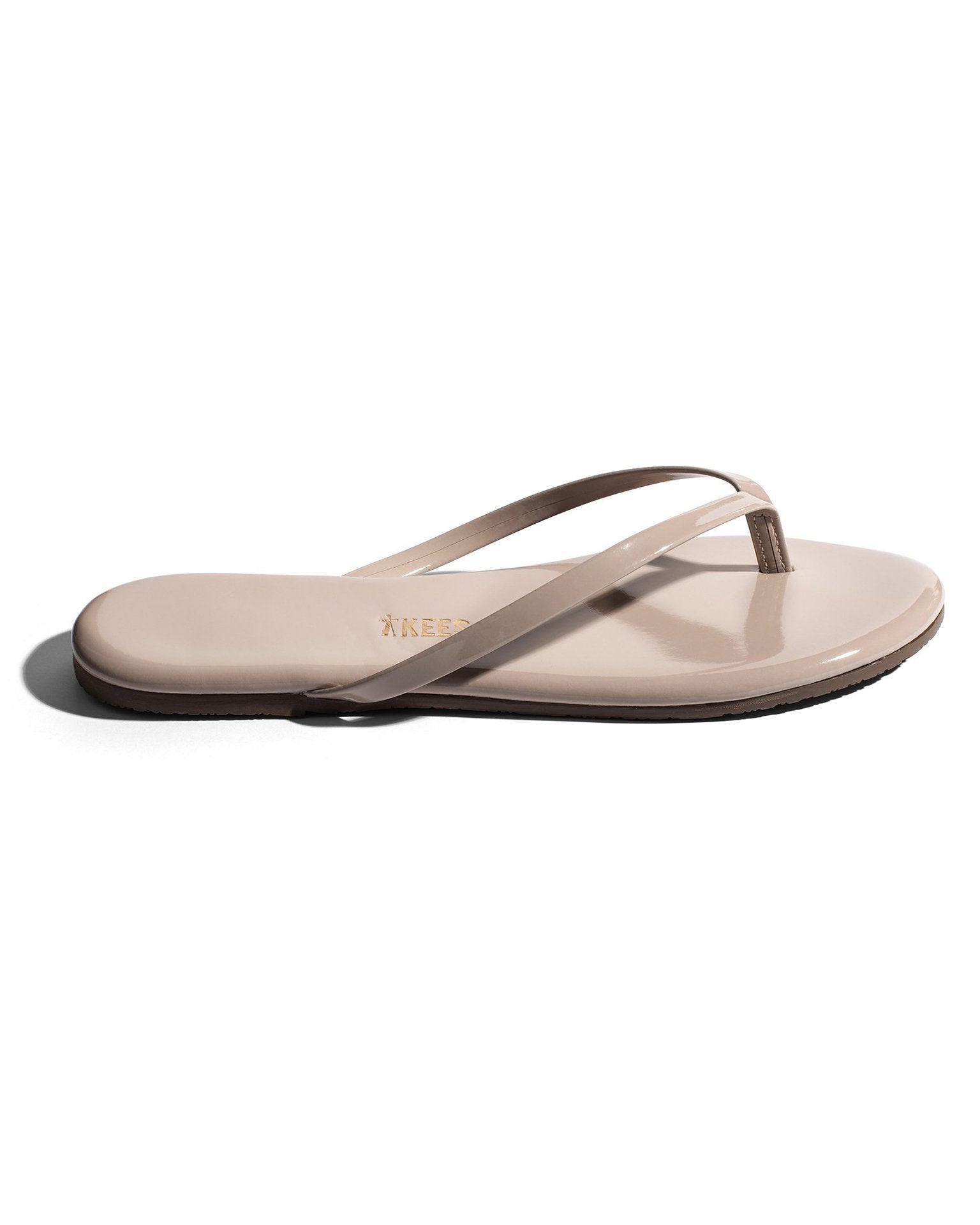 Glosses Flip Flop in Custard
