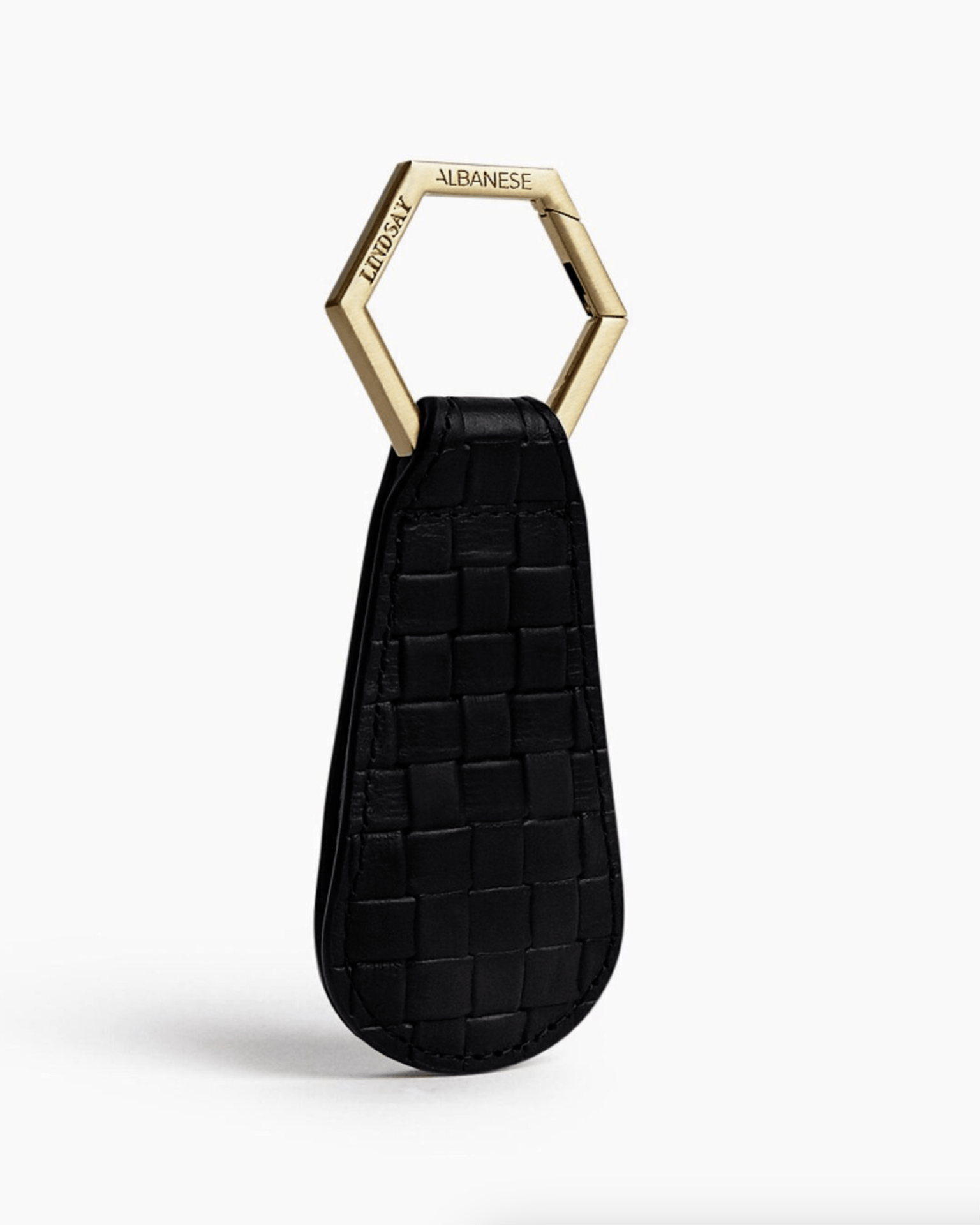 The Drop in Black & Gold Basket Weave