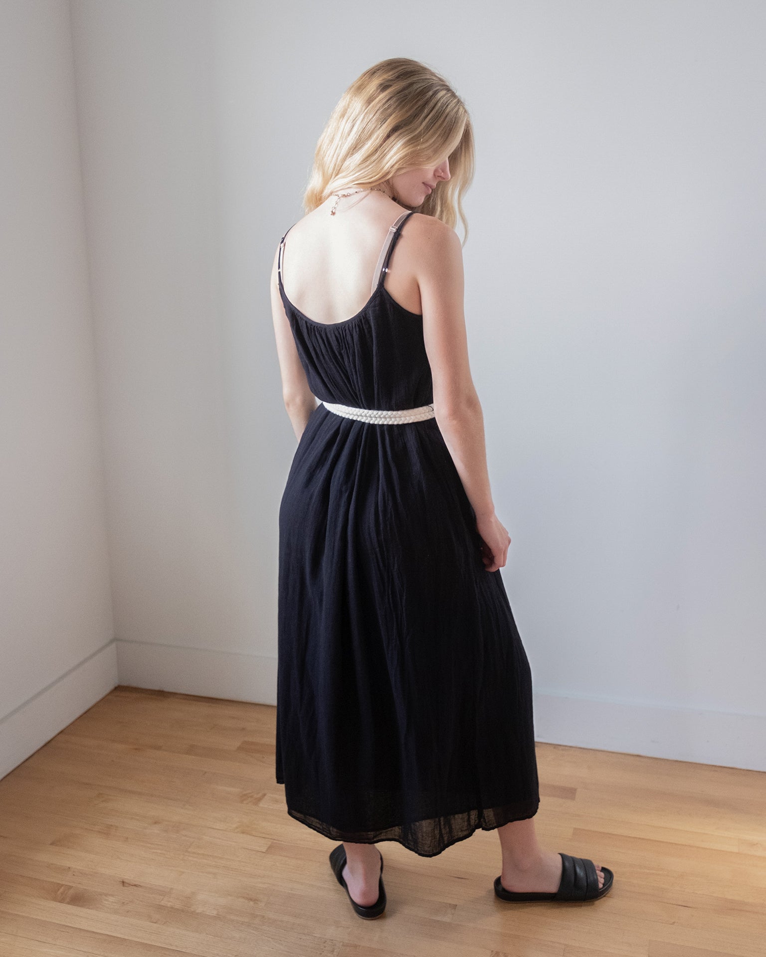 Lorelei Tank Maxi Dress in Black