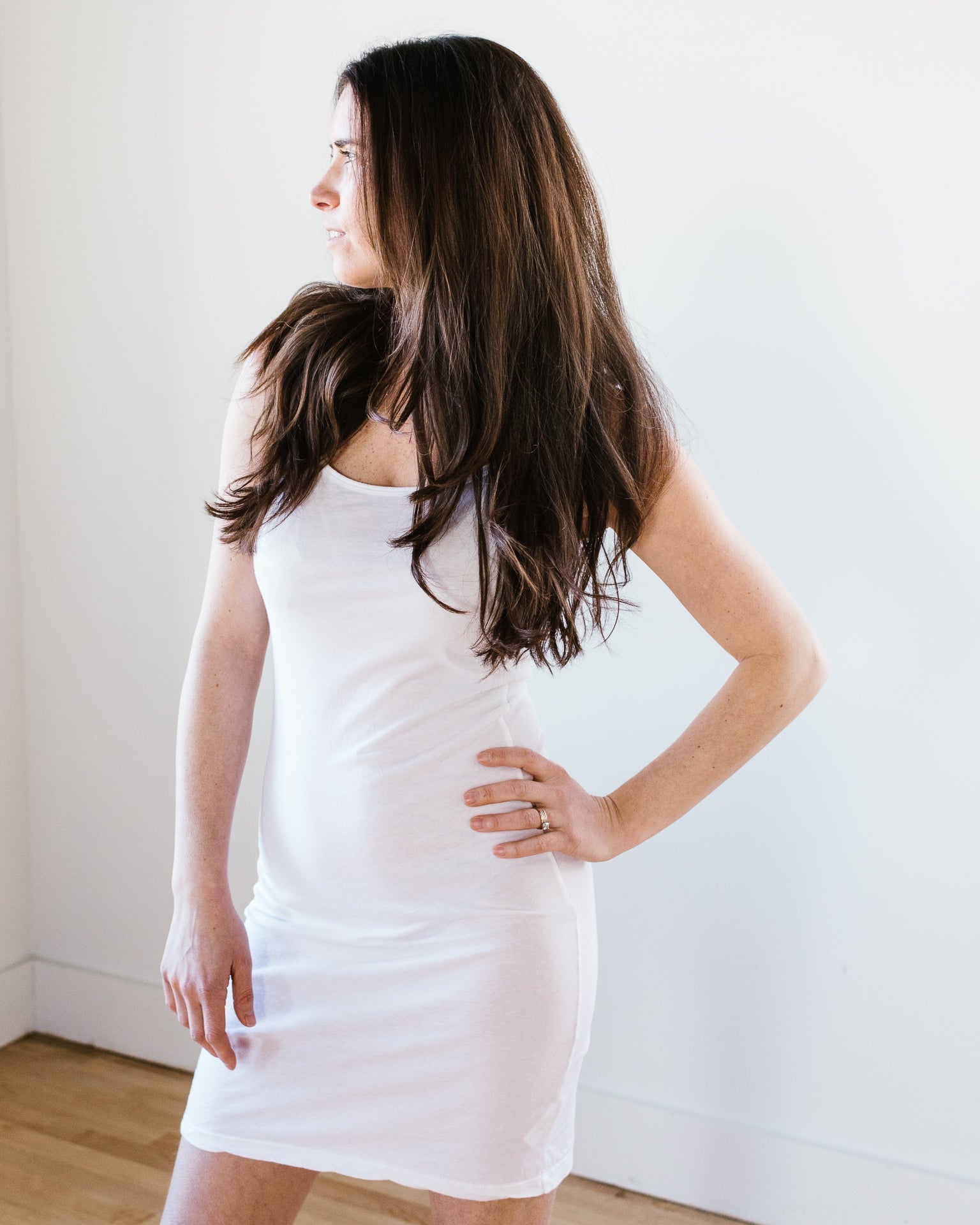 Scarlett Cami Tunic in White