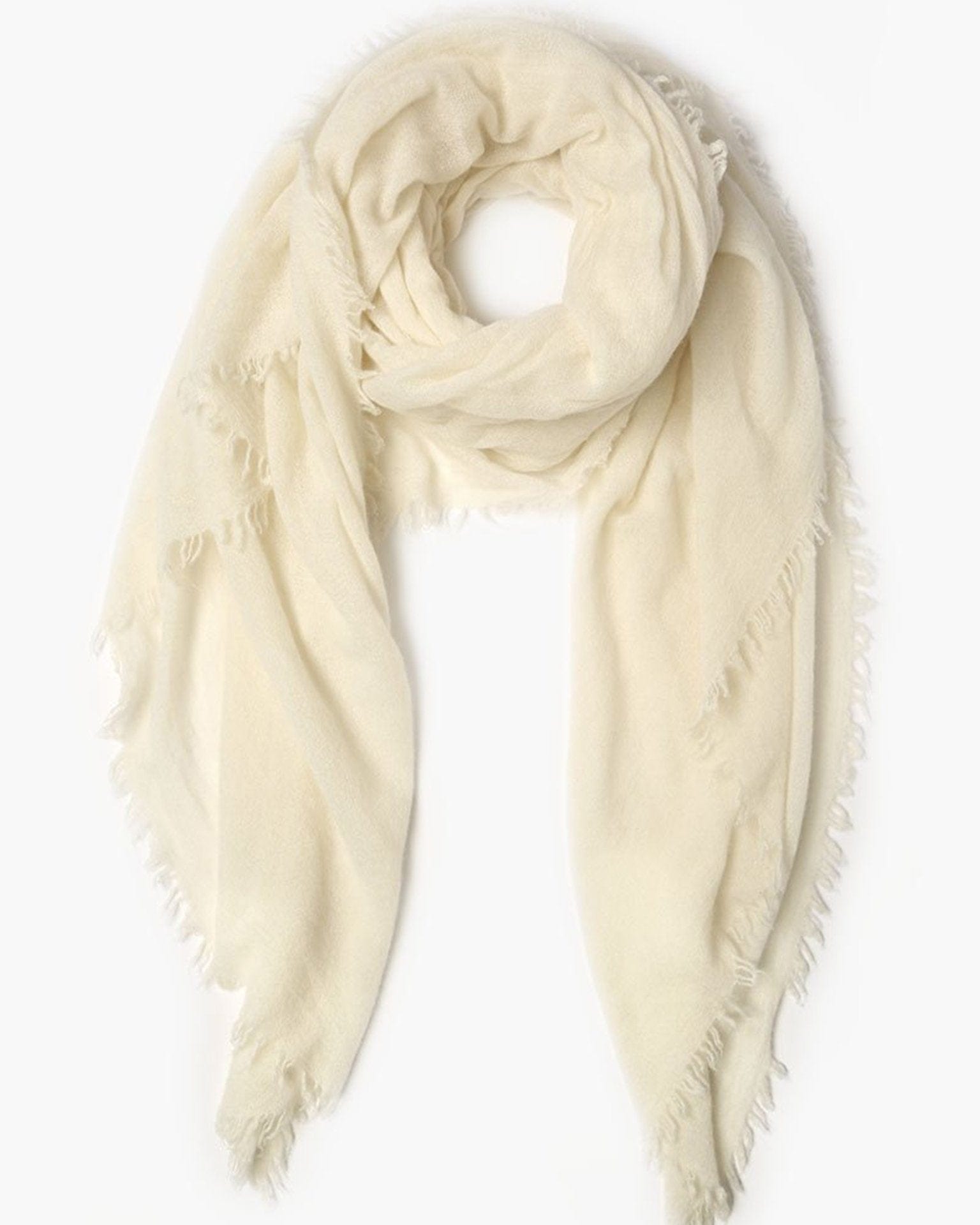 Cashmere Scarf in White