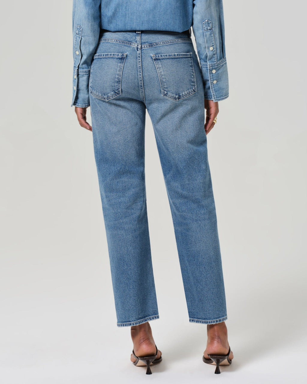 Delfina High Rise Straight Ankle in Elsinore
