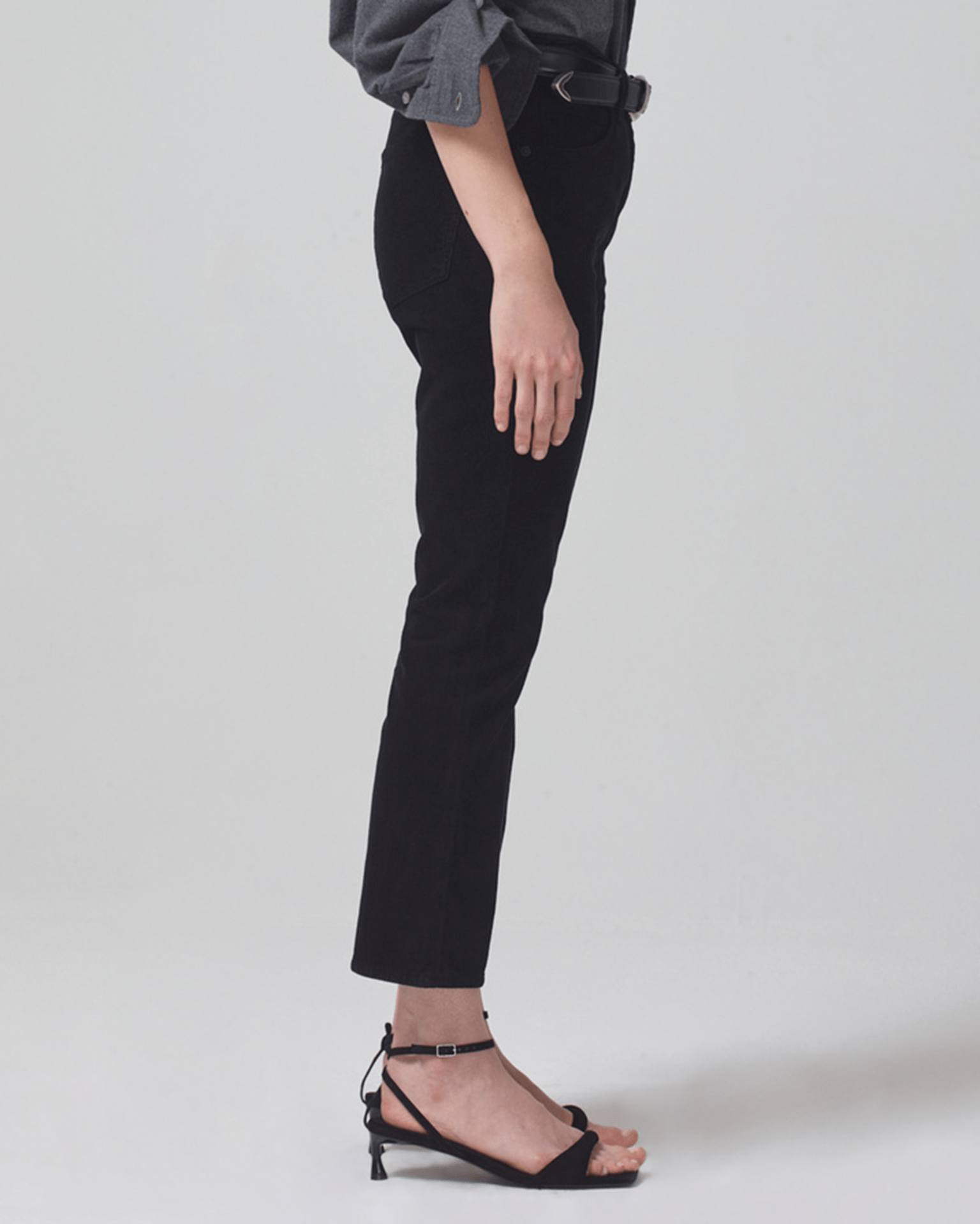Isola Cropped Boot in Black Cord