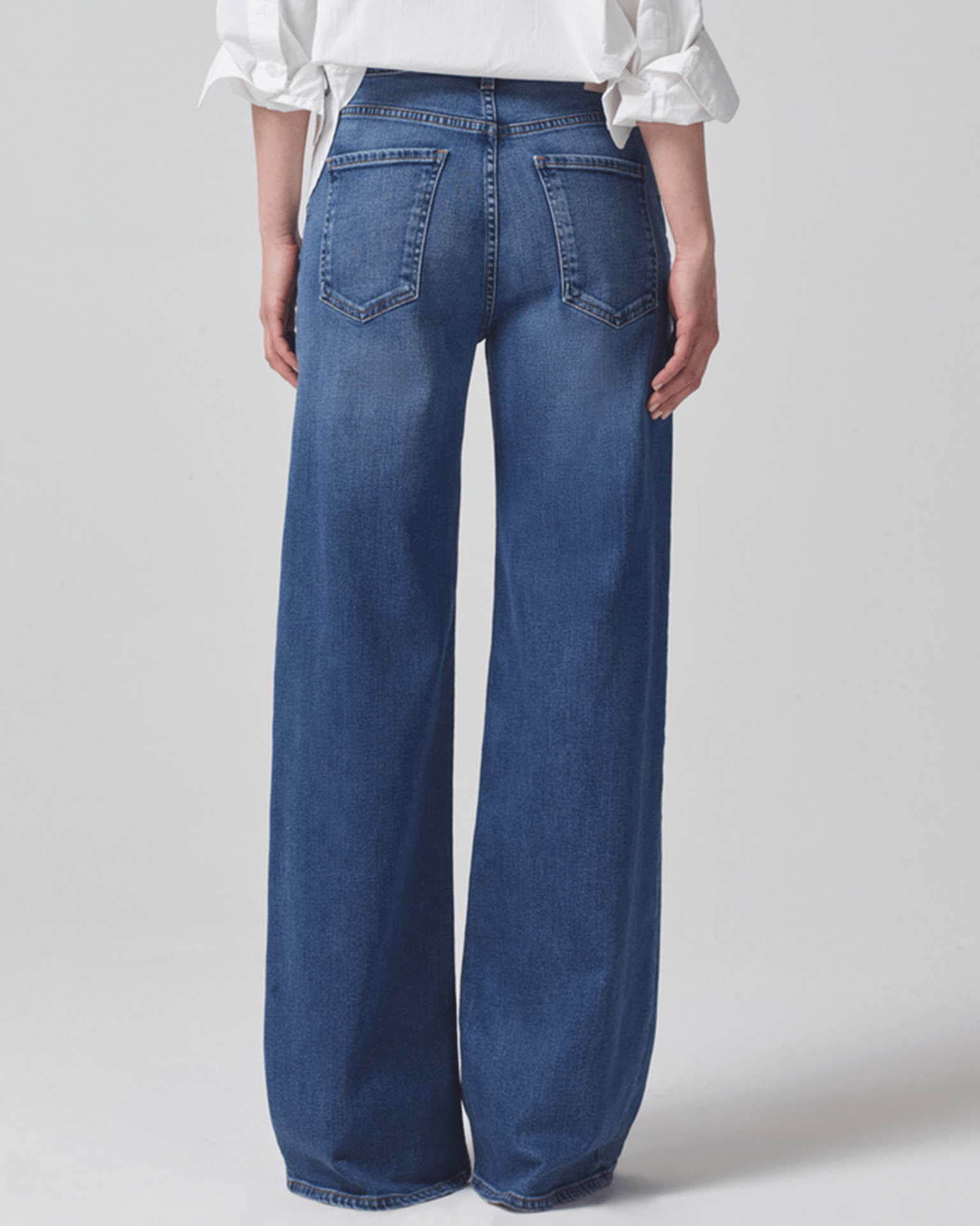 Loli Mid Rise Baggy in Palazzo