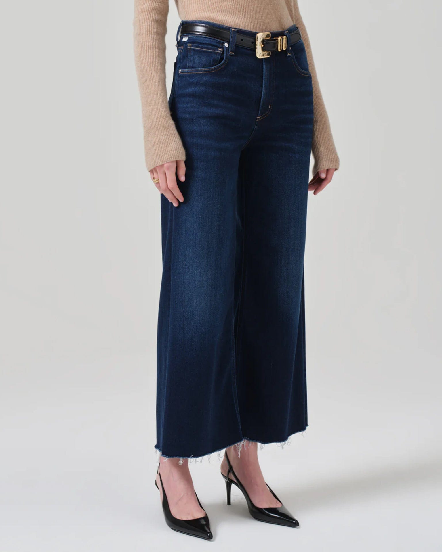 Lyra Wide Leg Crop in Lotus