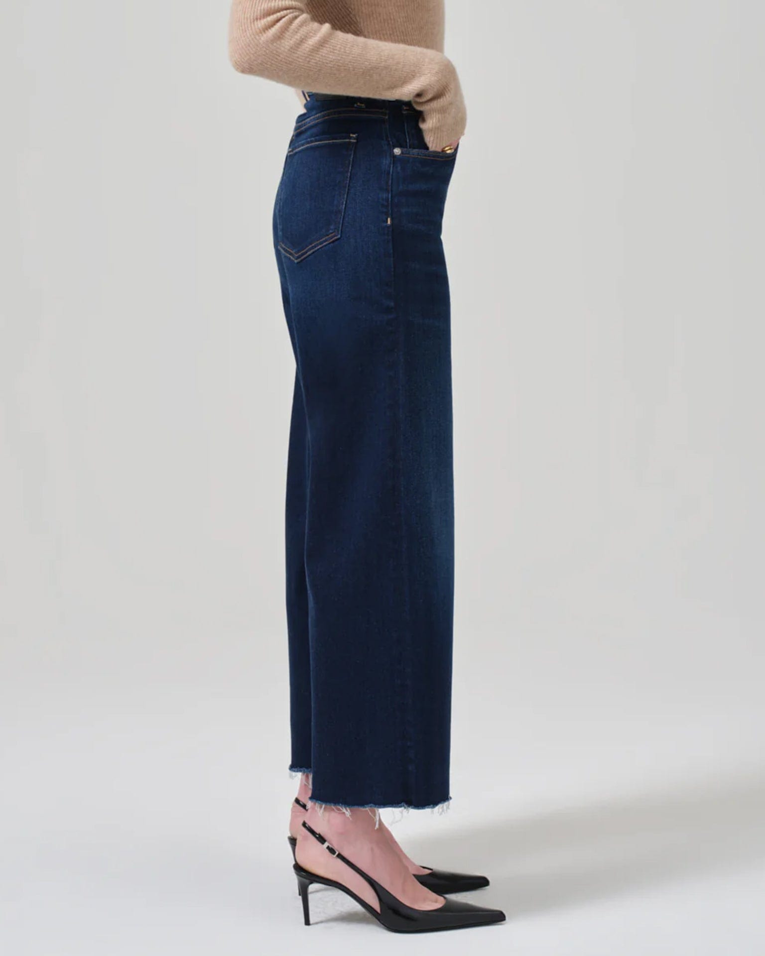 Lyra Wide Leg Crop in Lotus
