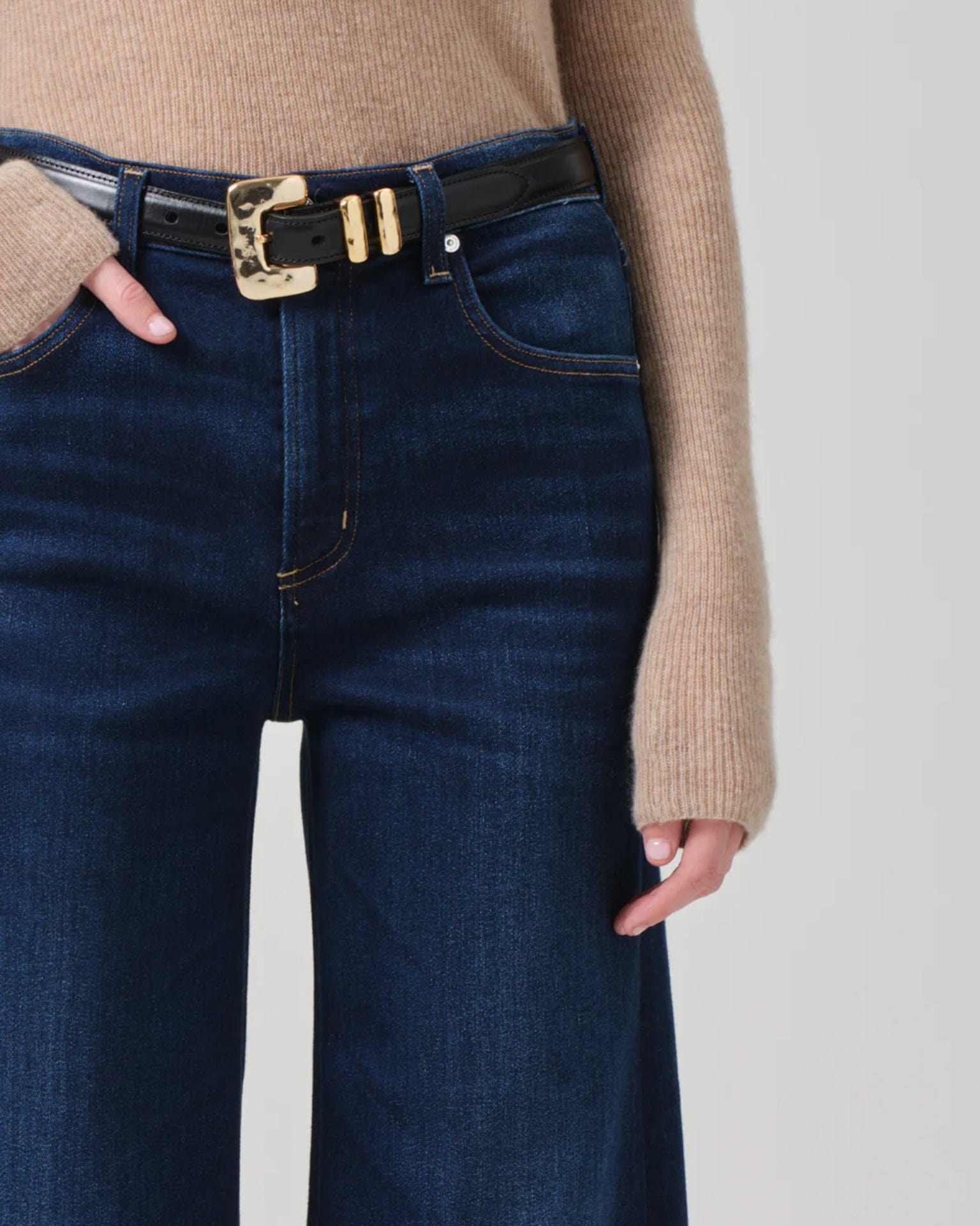 Lyra Wide Leg Crop in Lotus