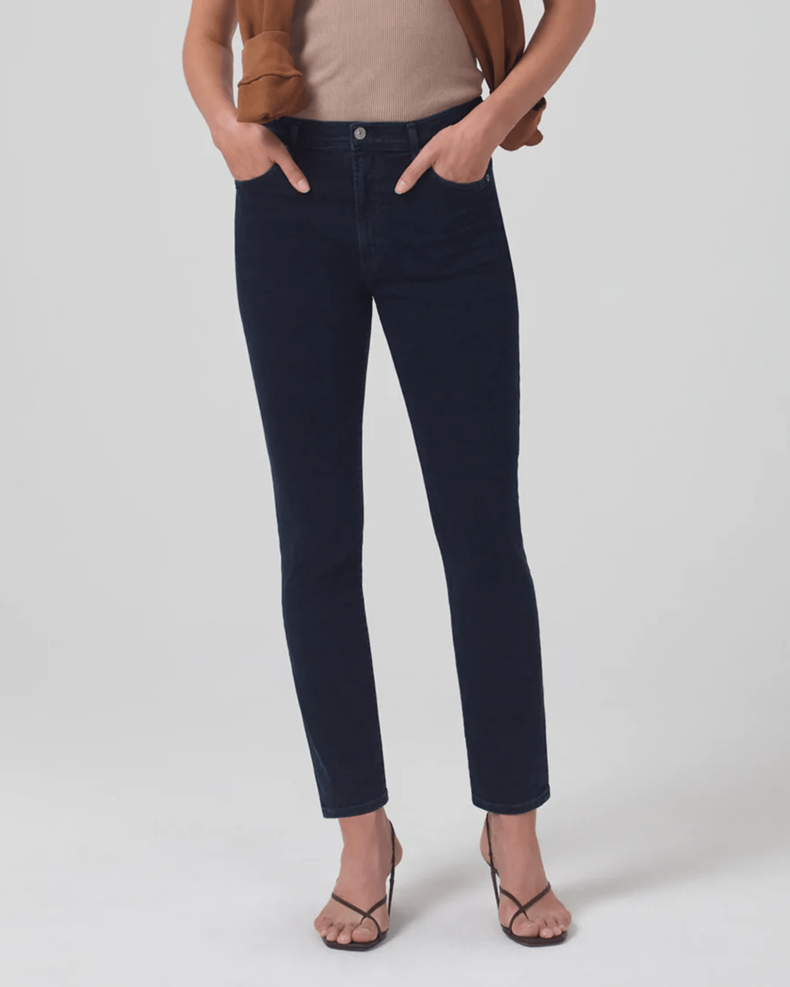 Olivia H/R Skinny Ankle in Ultra Marine