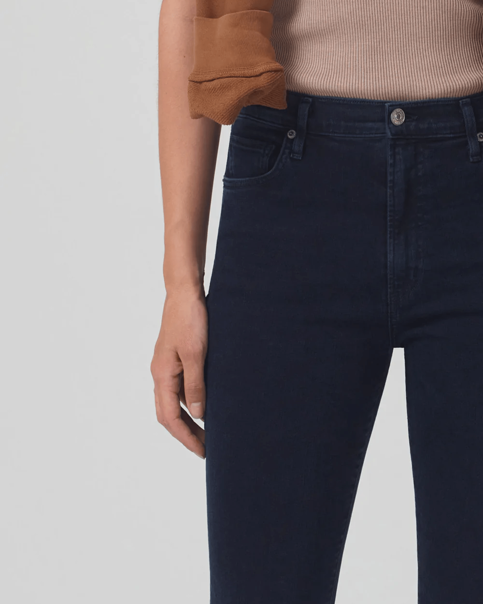 Olivia H/R Skinny Ankle in Ultra Marine
