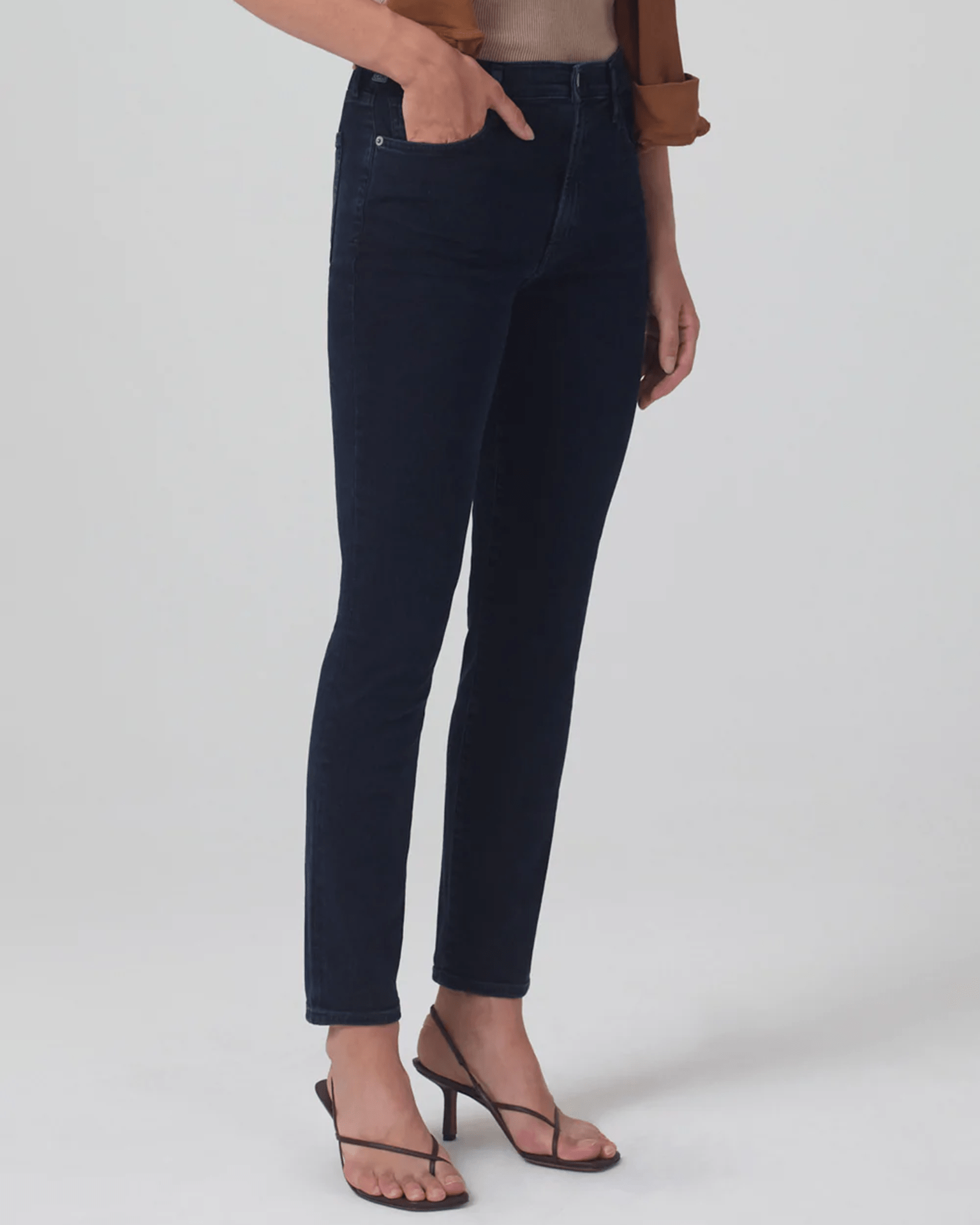 Olivia H/R Skinny Ankle in Ultra Marine