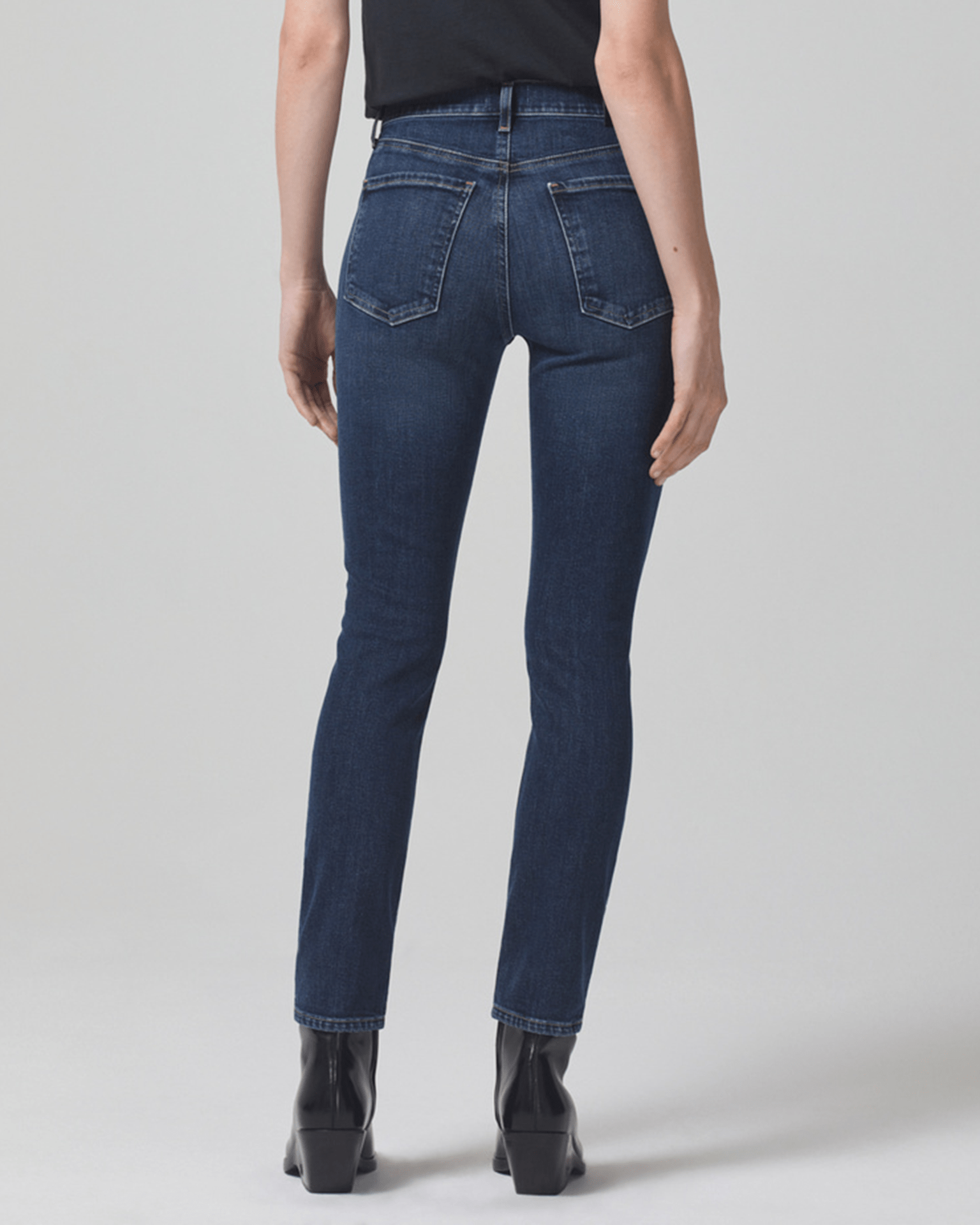 Sloane Skinny w/ Clean Hem in Baltic