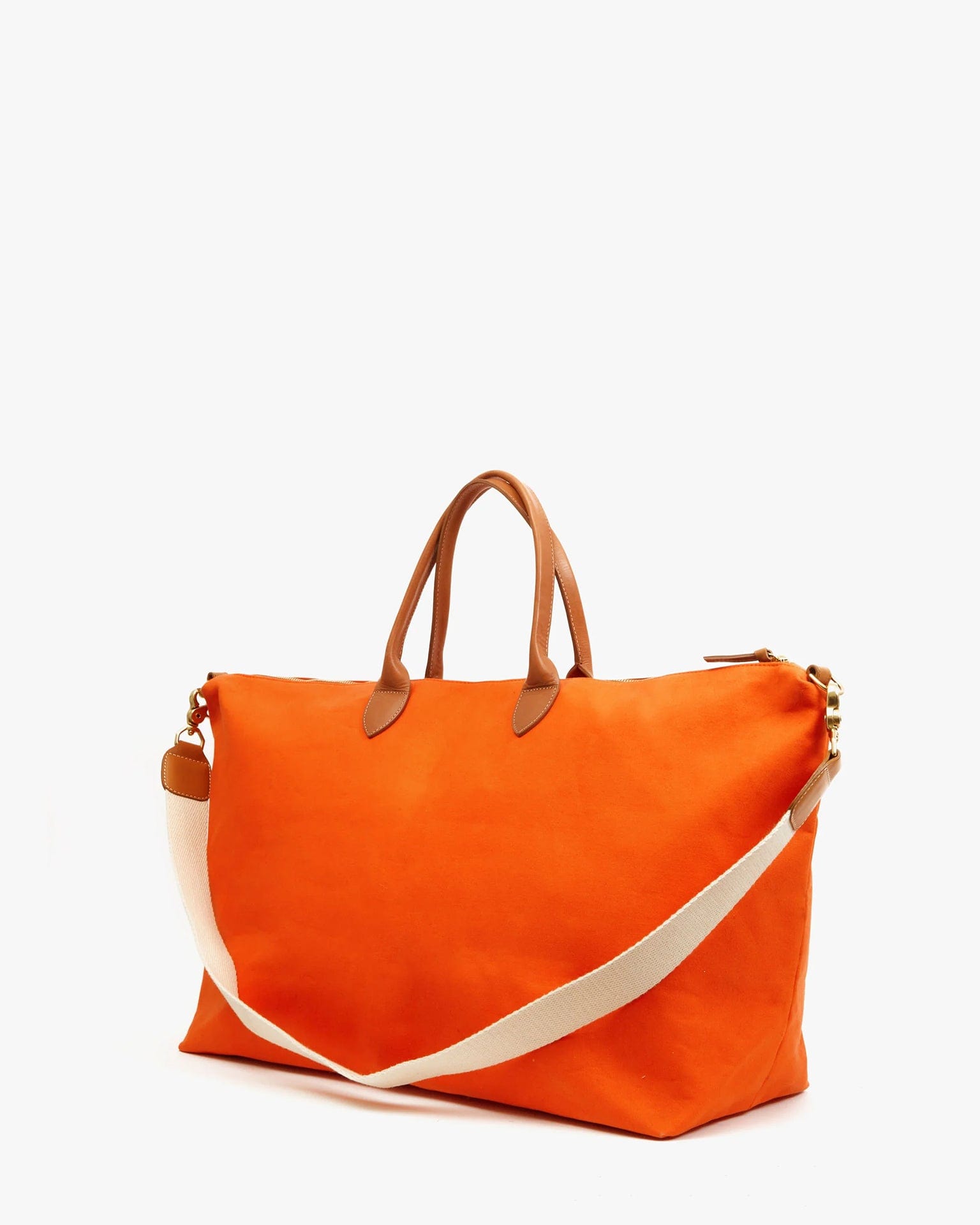 Canvas Weekender in Tangerine