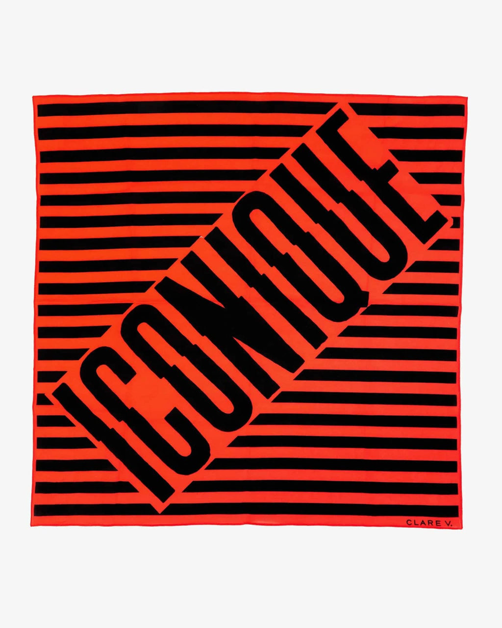 Iconique Bandana in Black & Poppy