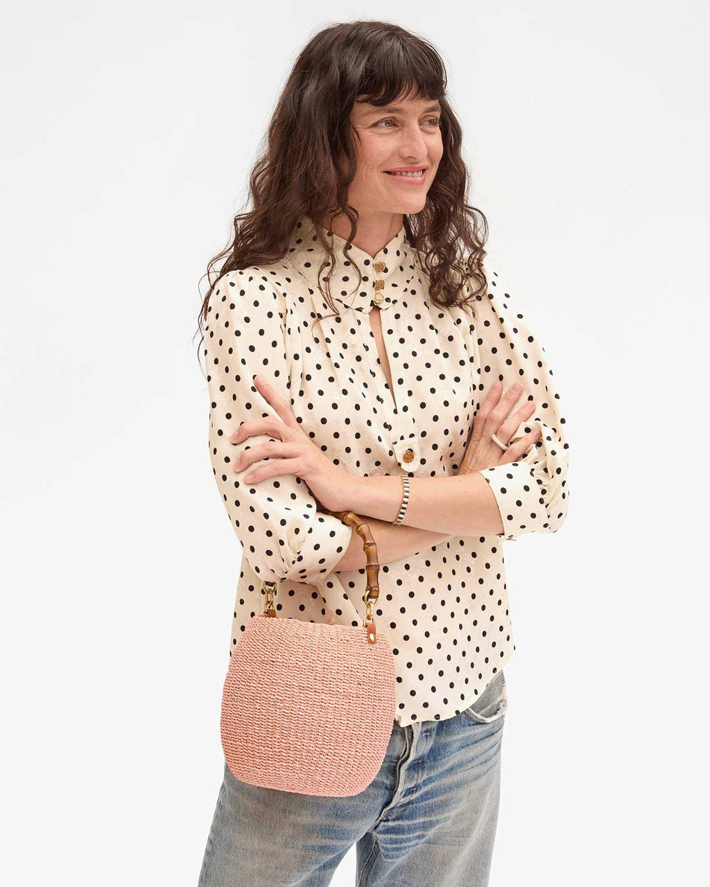 Pot de Miel w/ Bamboo Handle in Blush