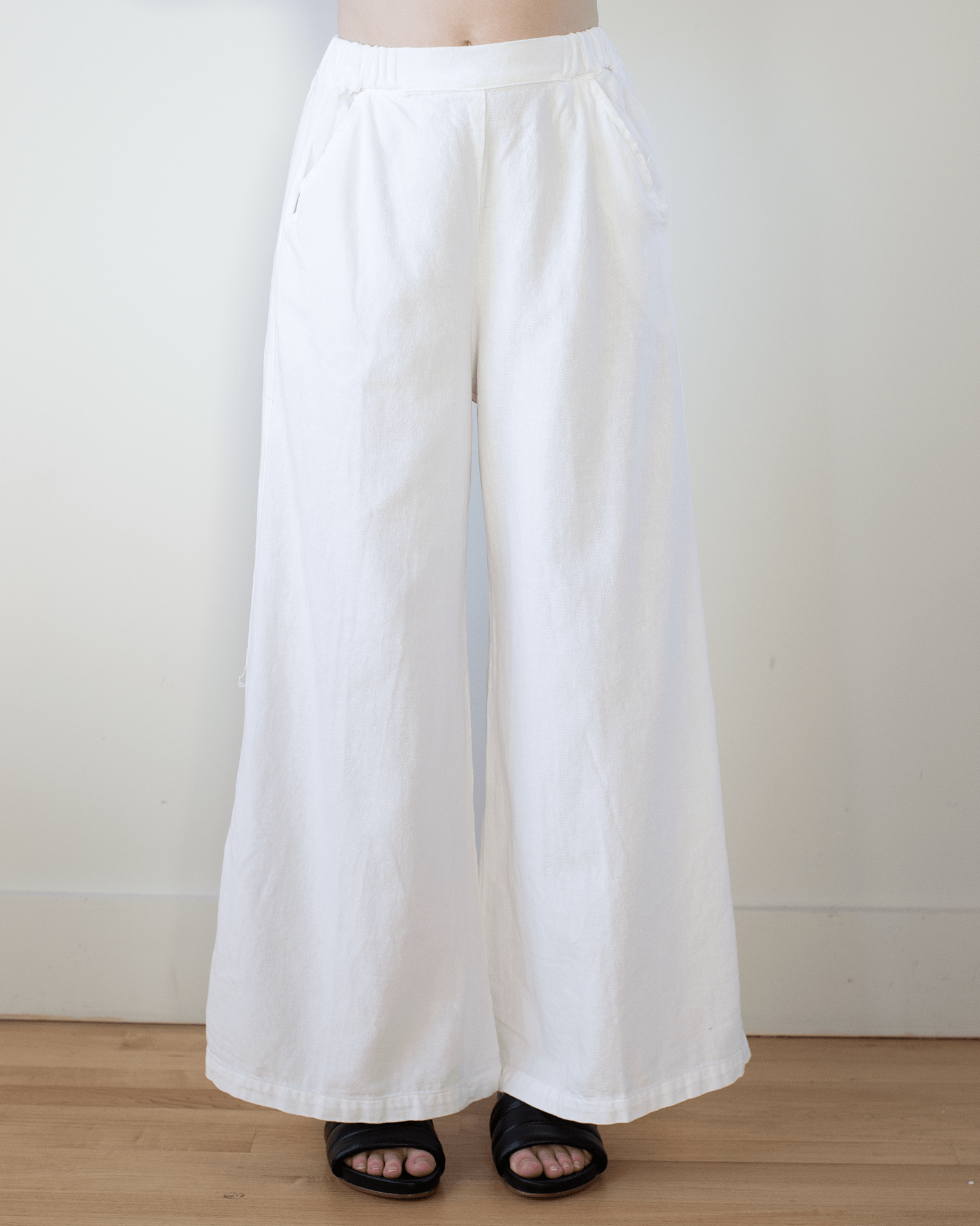 Wendy Pant - Cotton Twill in White