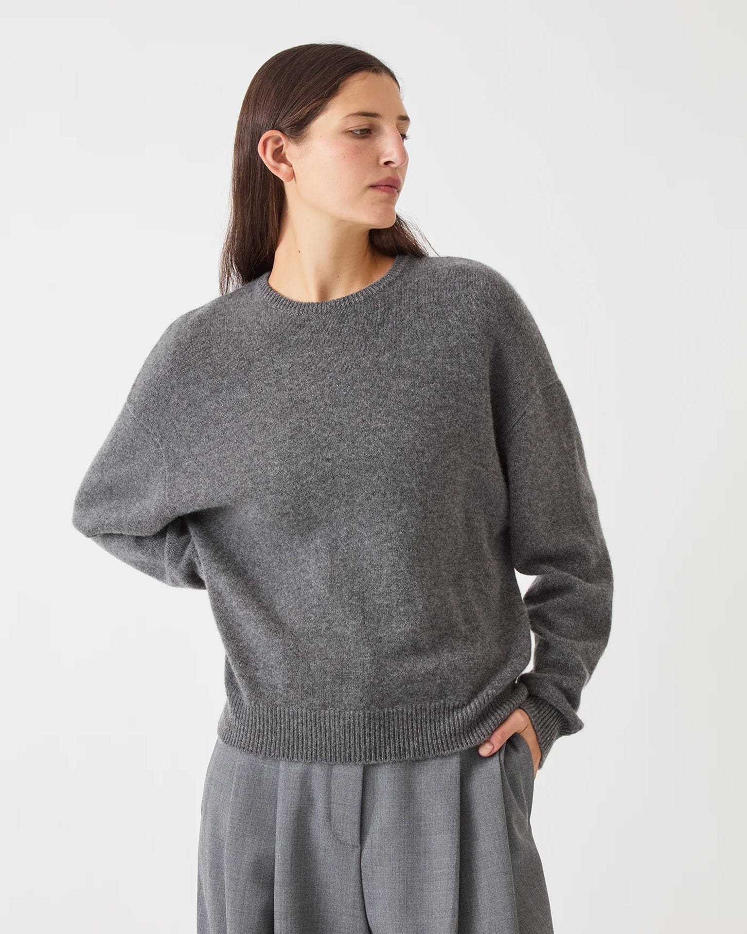 Artemis Sweater in Dark Heather Grey