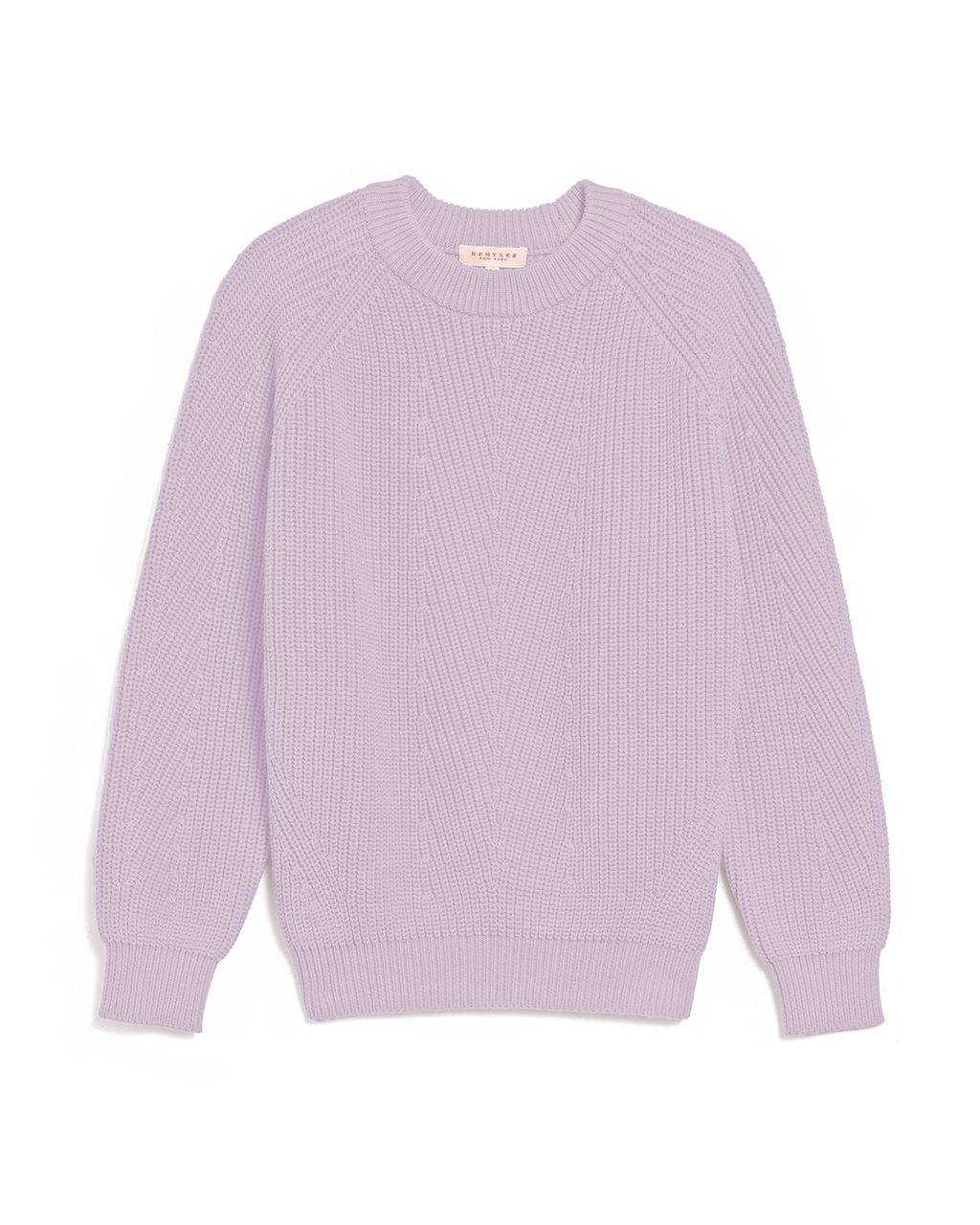 Chelsea Organic Cotton Sweater in Pale Lilac