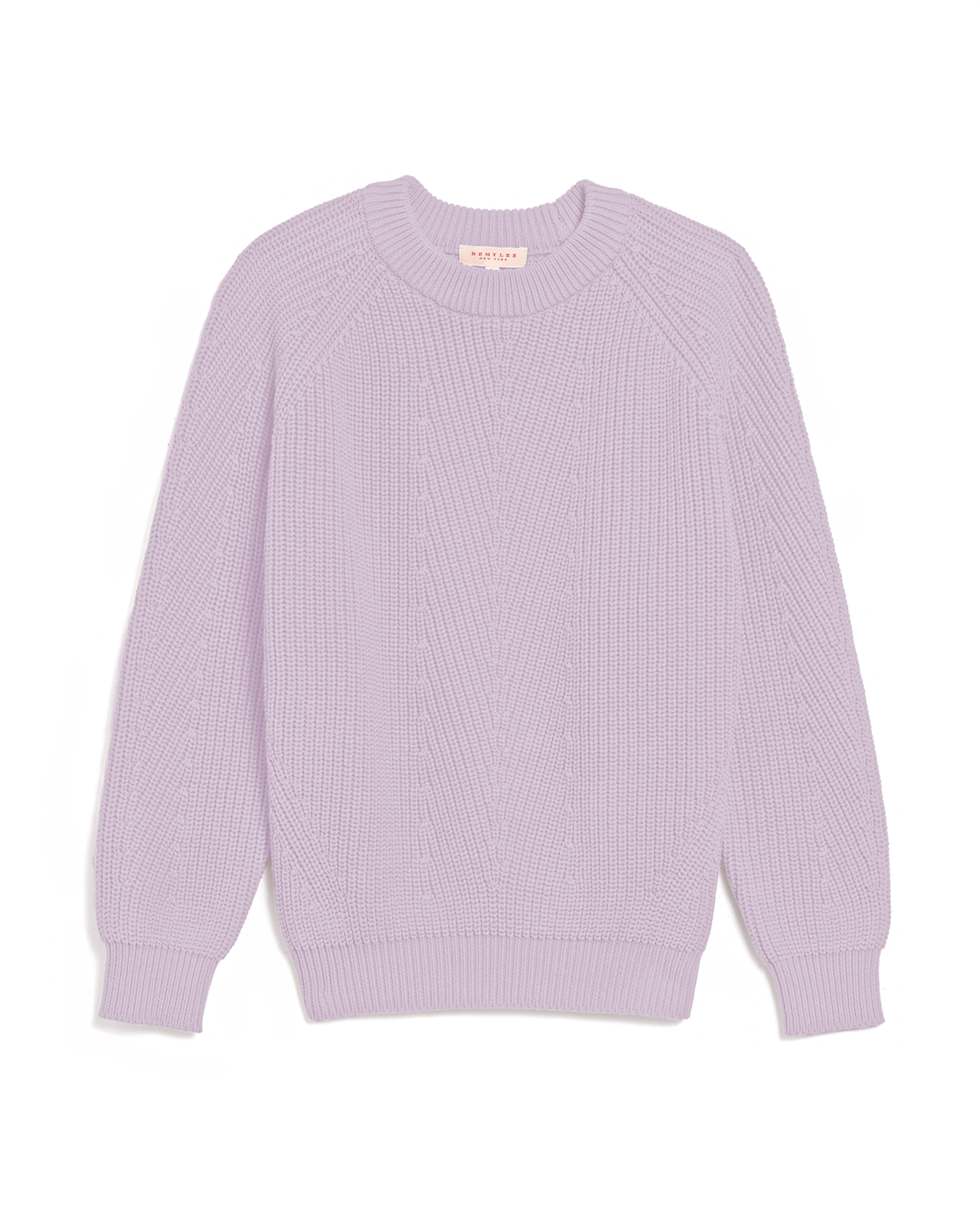 Chelsea Organic Cotton Sweater in Pale Lilac