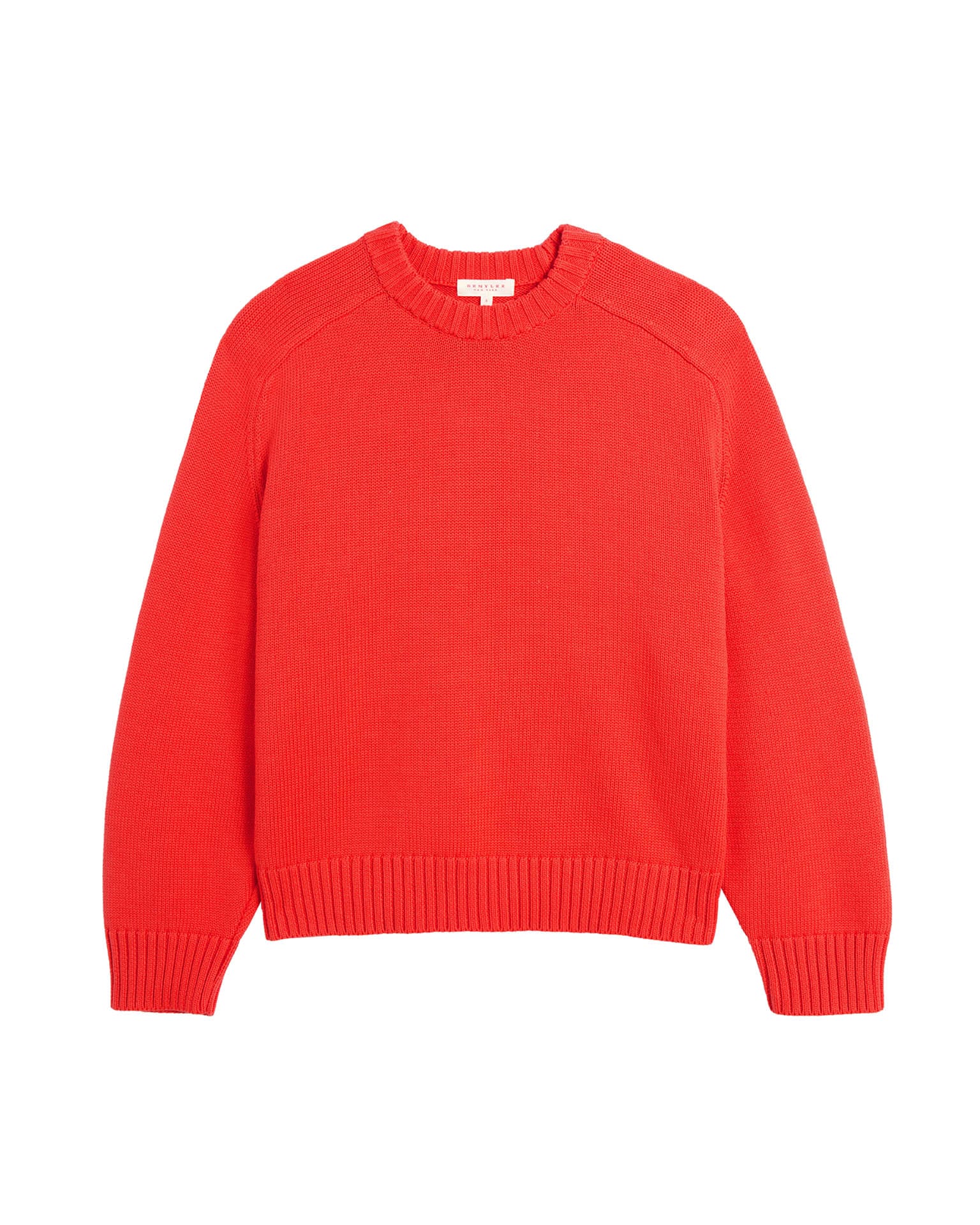 Haruhi Cotton Sweater in Vermillion