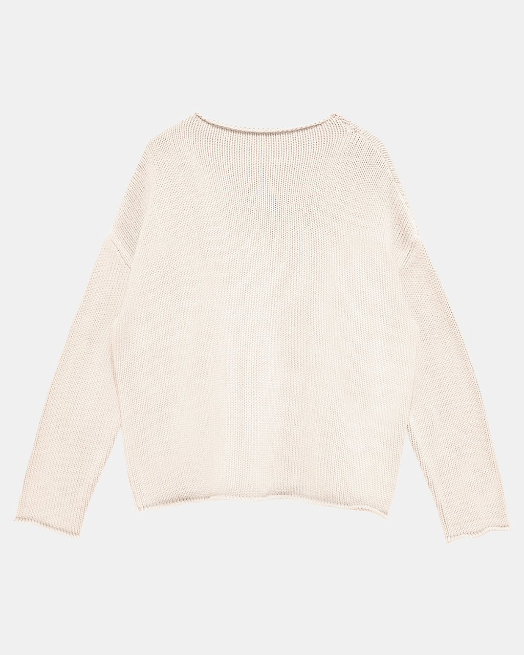Lamis Boatneck Sweater in Off White