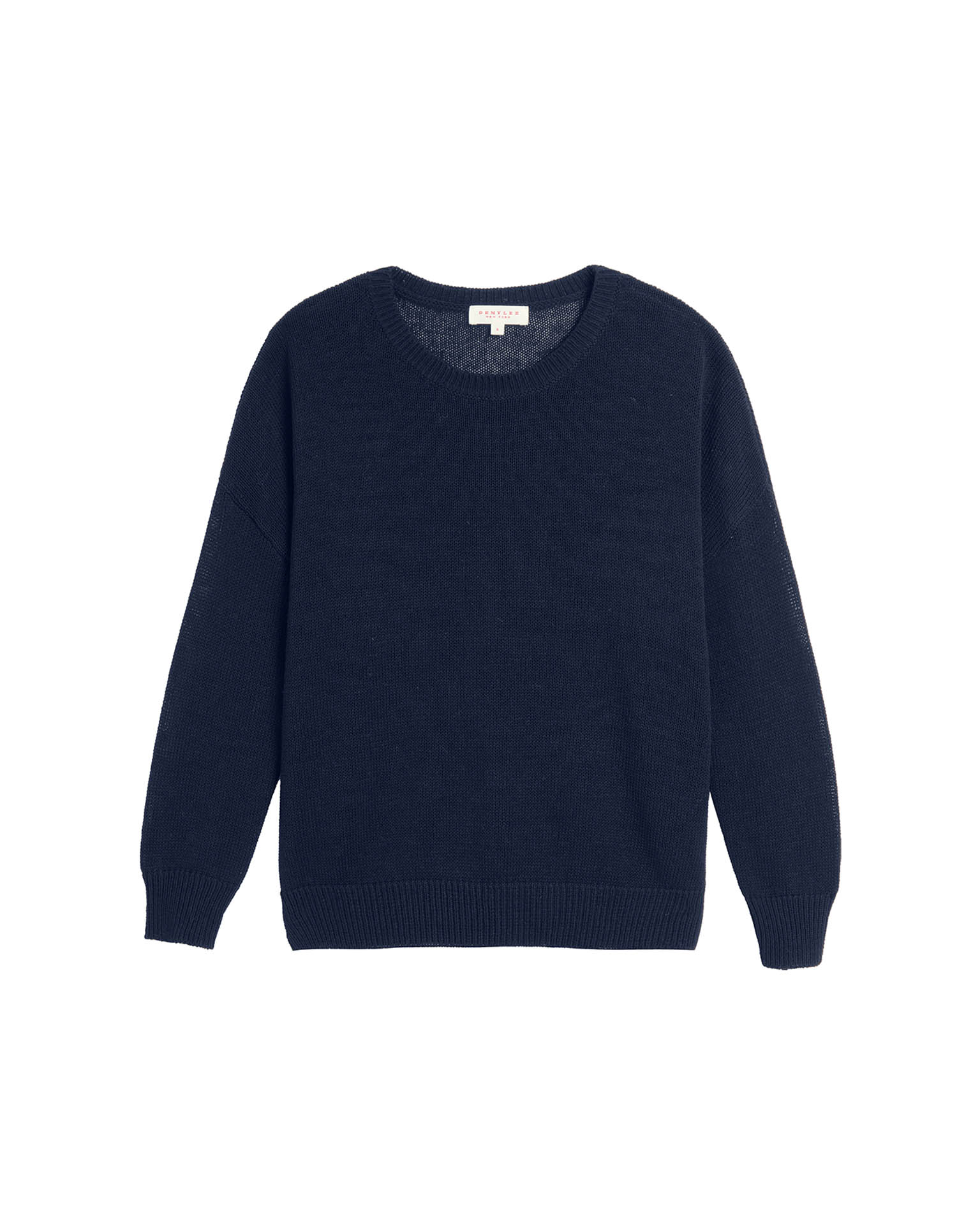 Nadin Cotton Linen Sweater in Navy