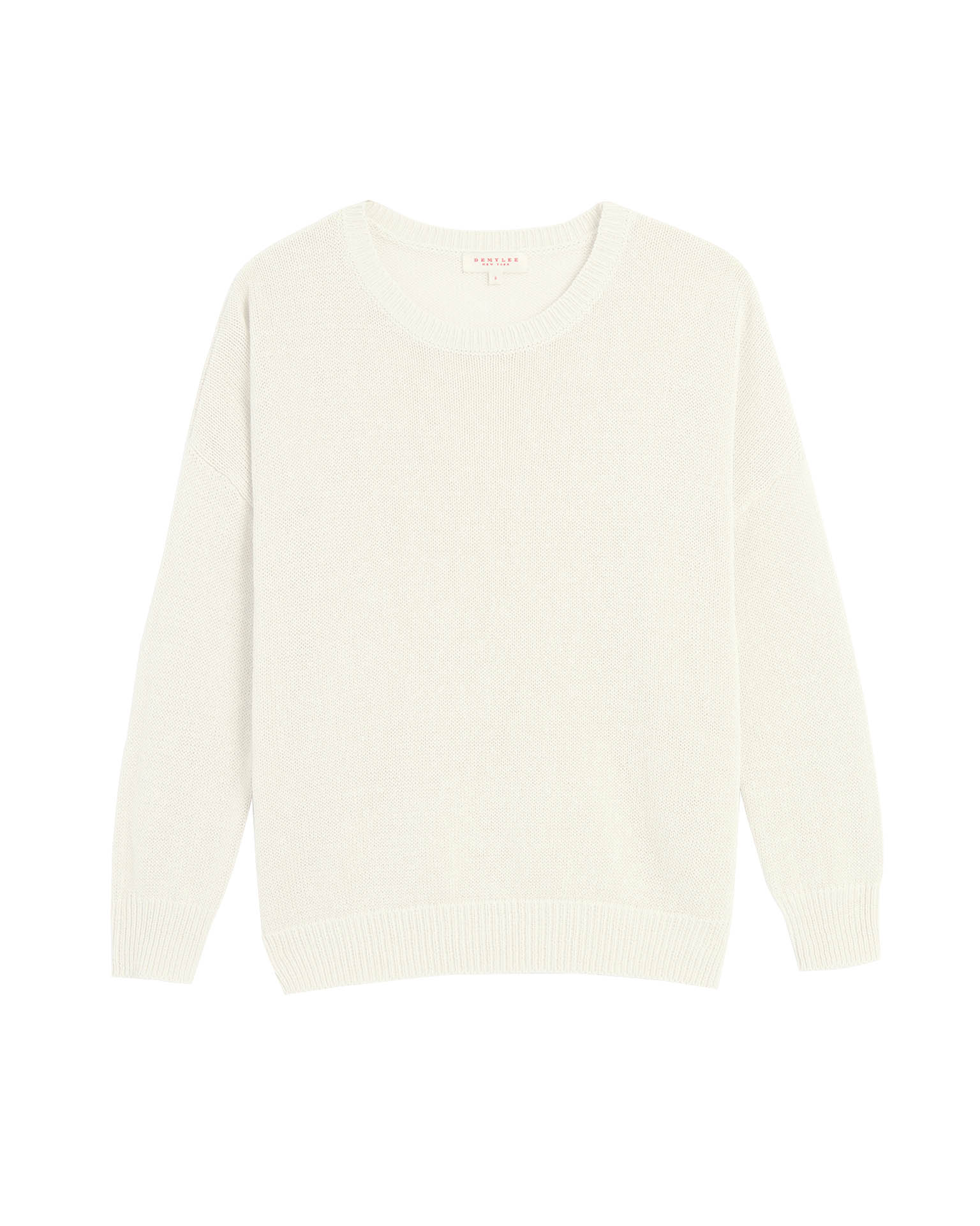 Nadin Cotton Linen Sweater in Off White