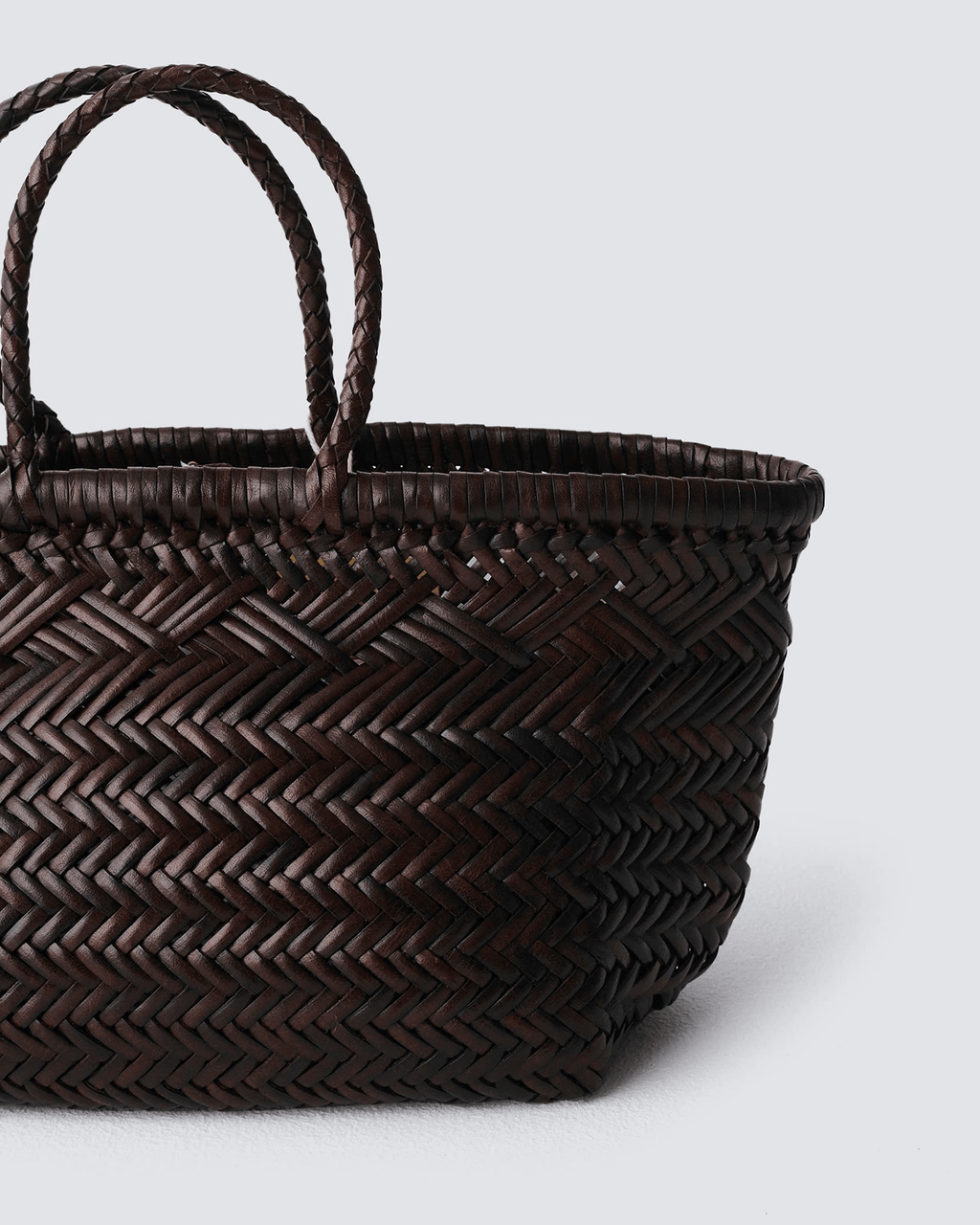 Bamboo Triple Jump - Small - 6 Lines in Dark Brown