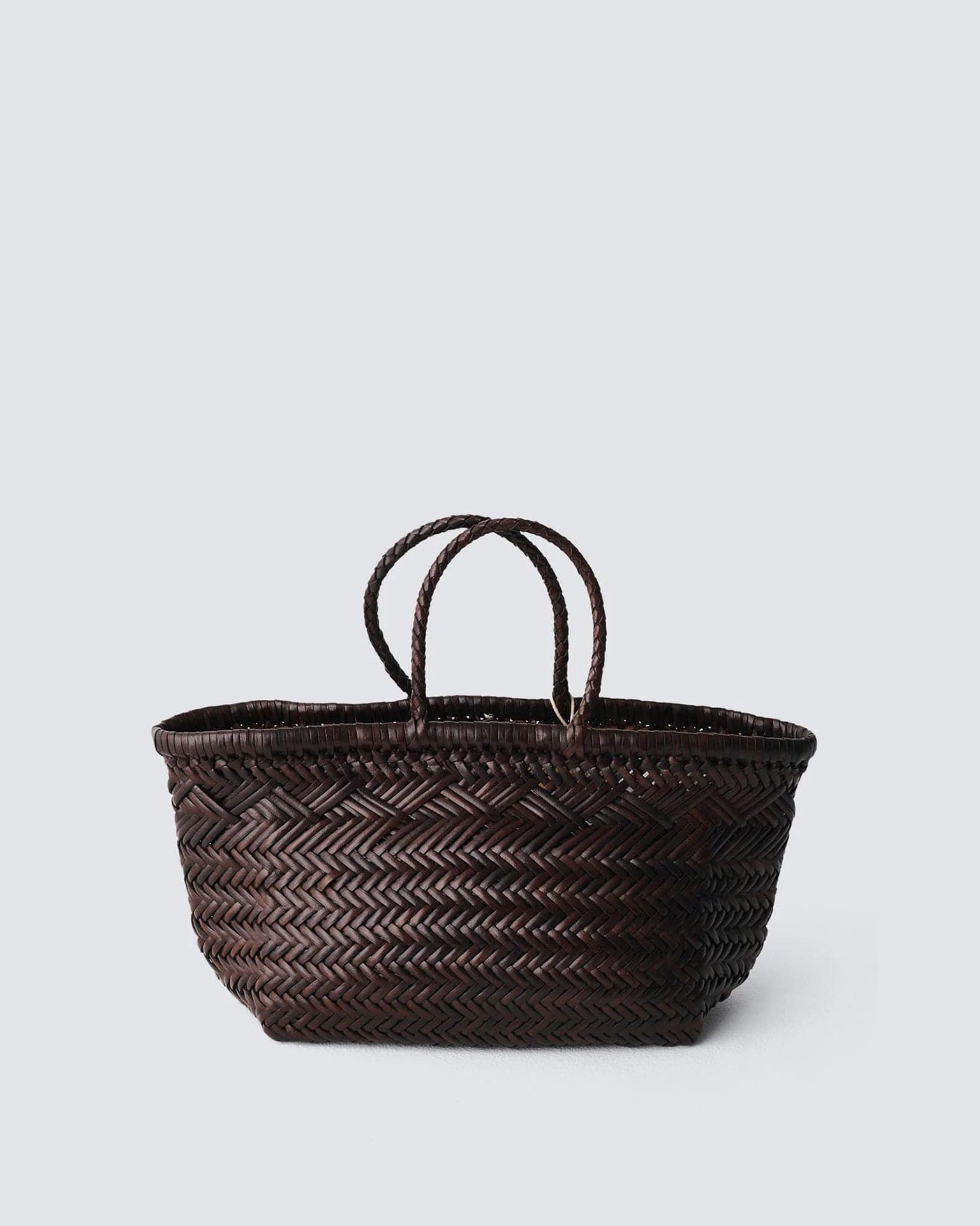 Bamboo Triple Jump - Small - 6 Lines in Dark Brown