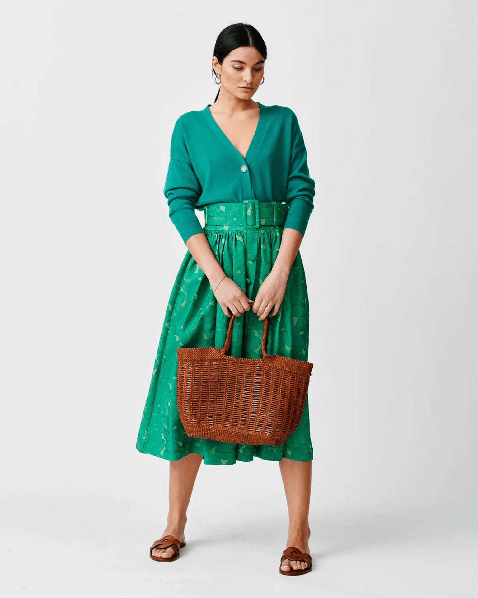 Window Basket in Tan