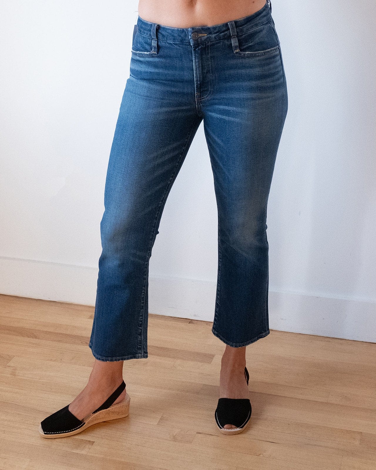 Lark Slate Ankle Bootcut in Terrace