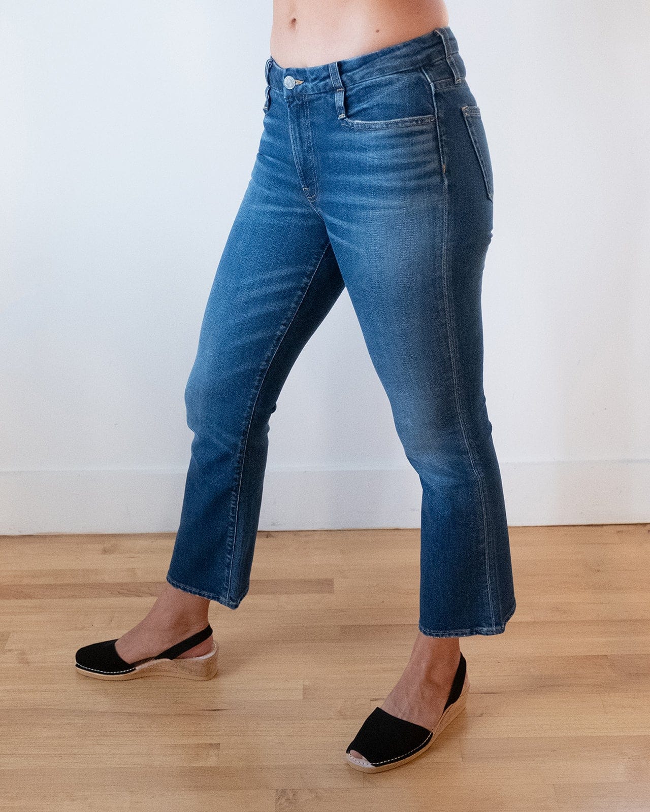 Lark Slate Ankle Bootcut in Terrace