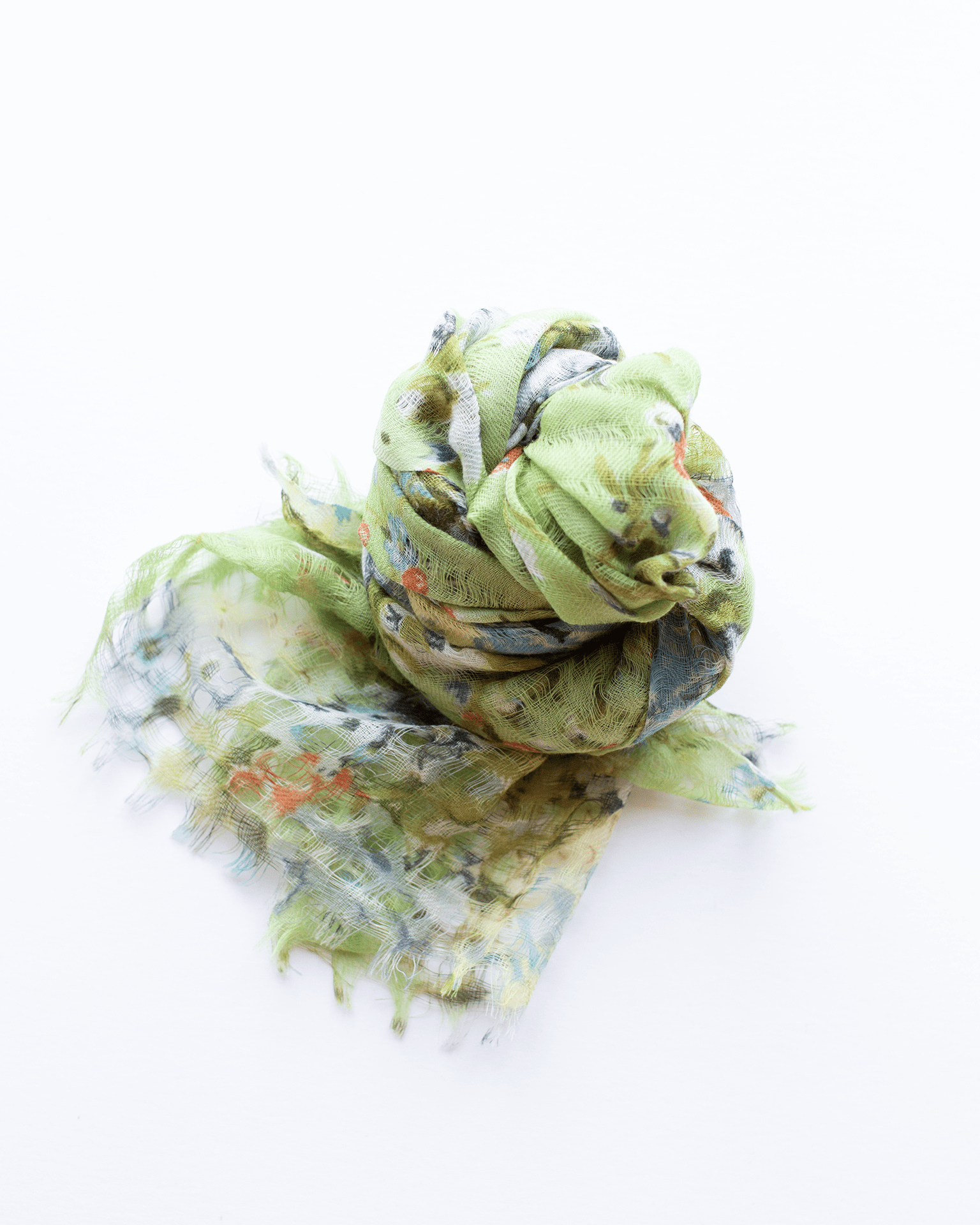 Fleur 1 Scarf in Jade