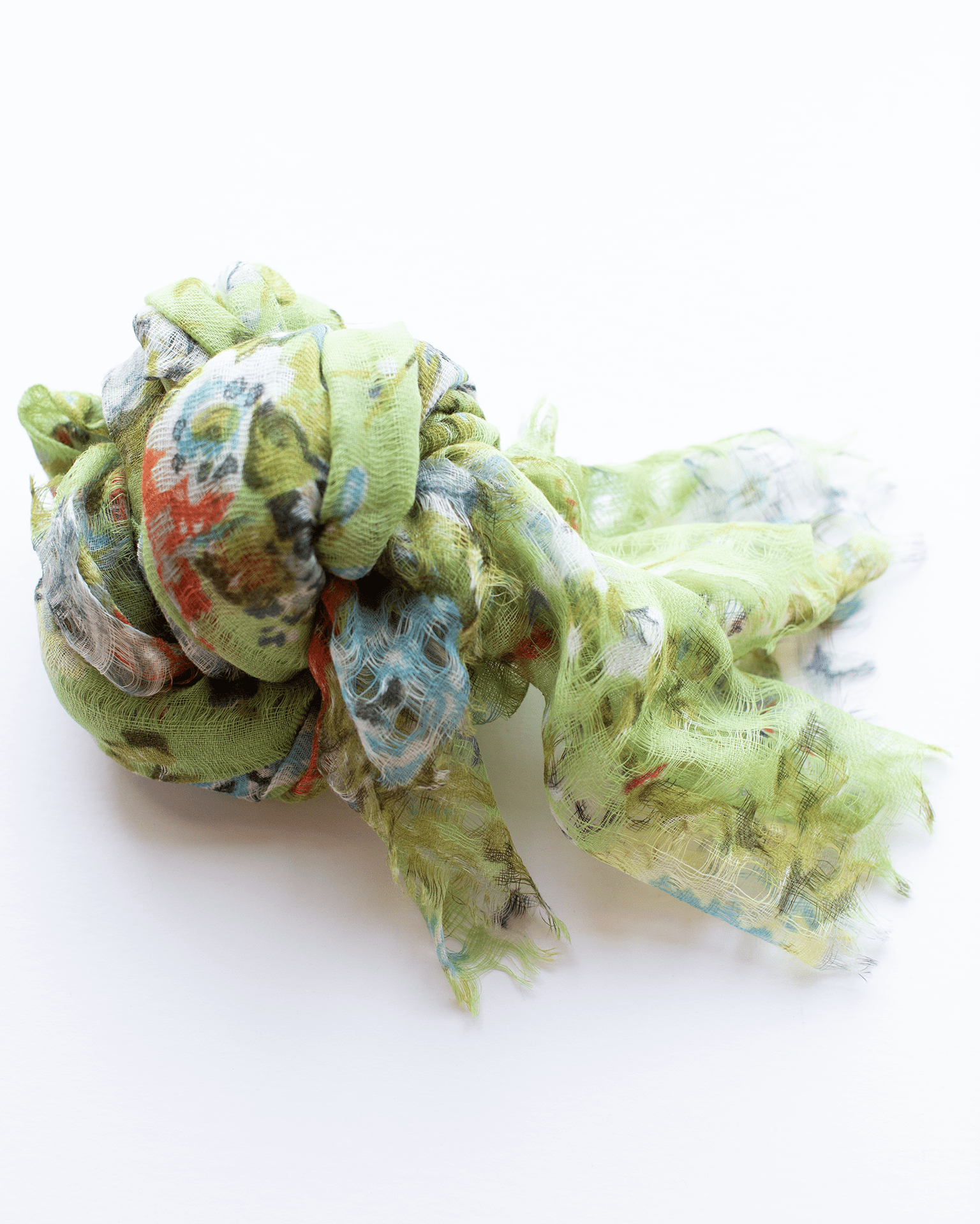 Fleur 1 Scarf in Jade
