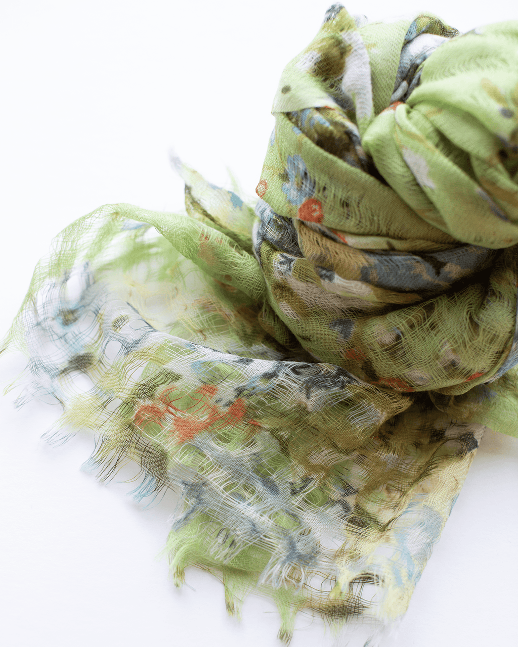 Fleur 1 Scarf in Jade