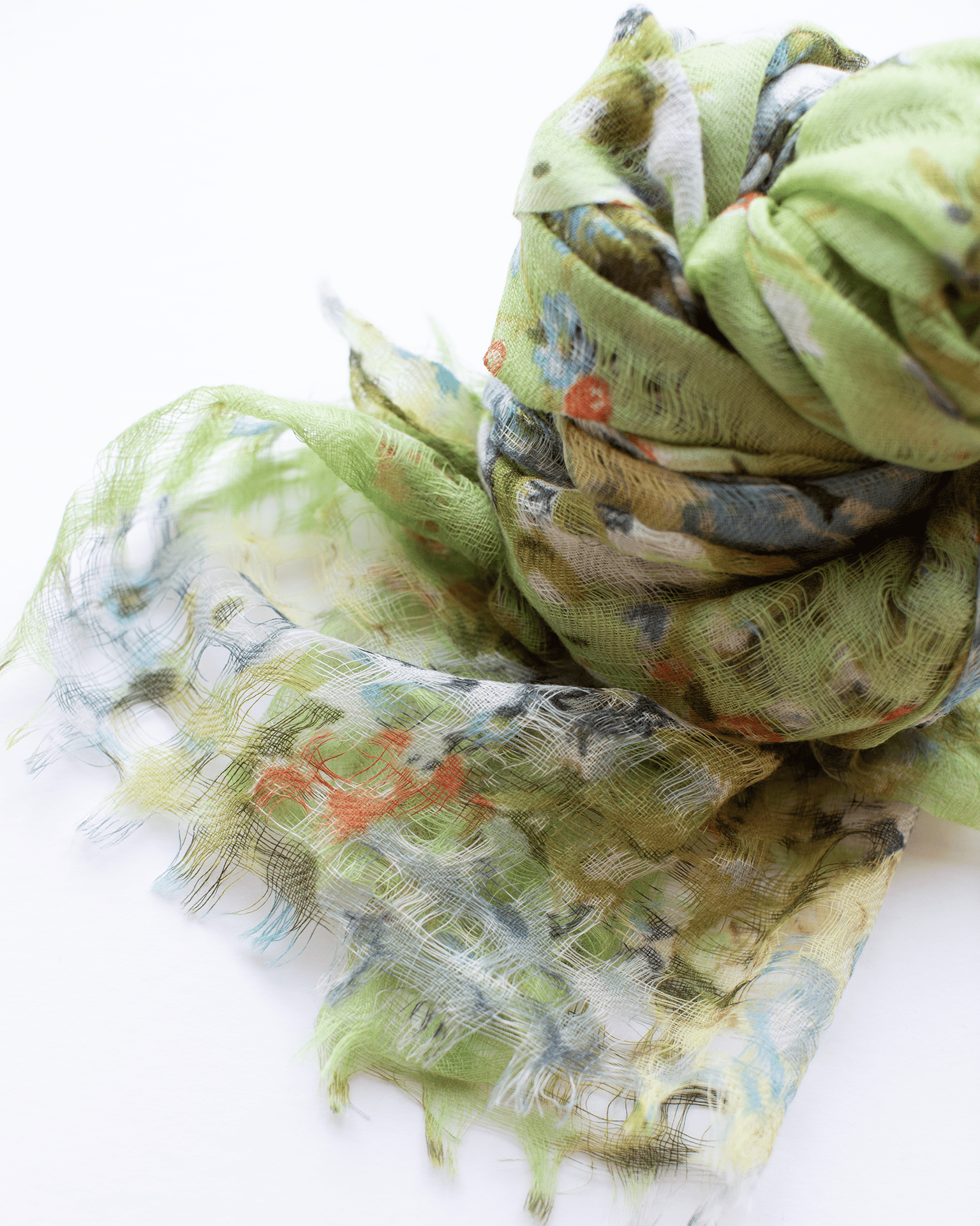 Fleur 1 Scarf in Jade