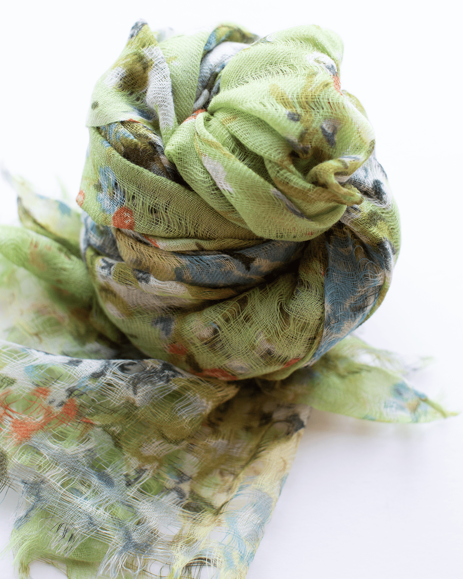 Fleur 1 Scarf in Jade