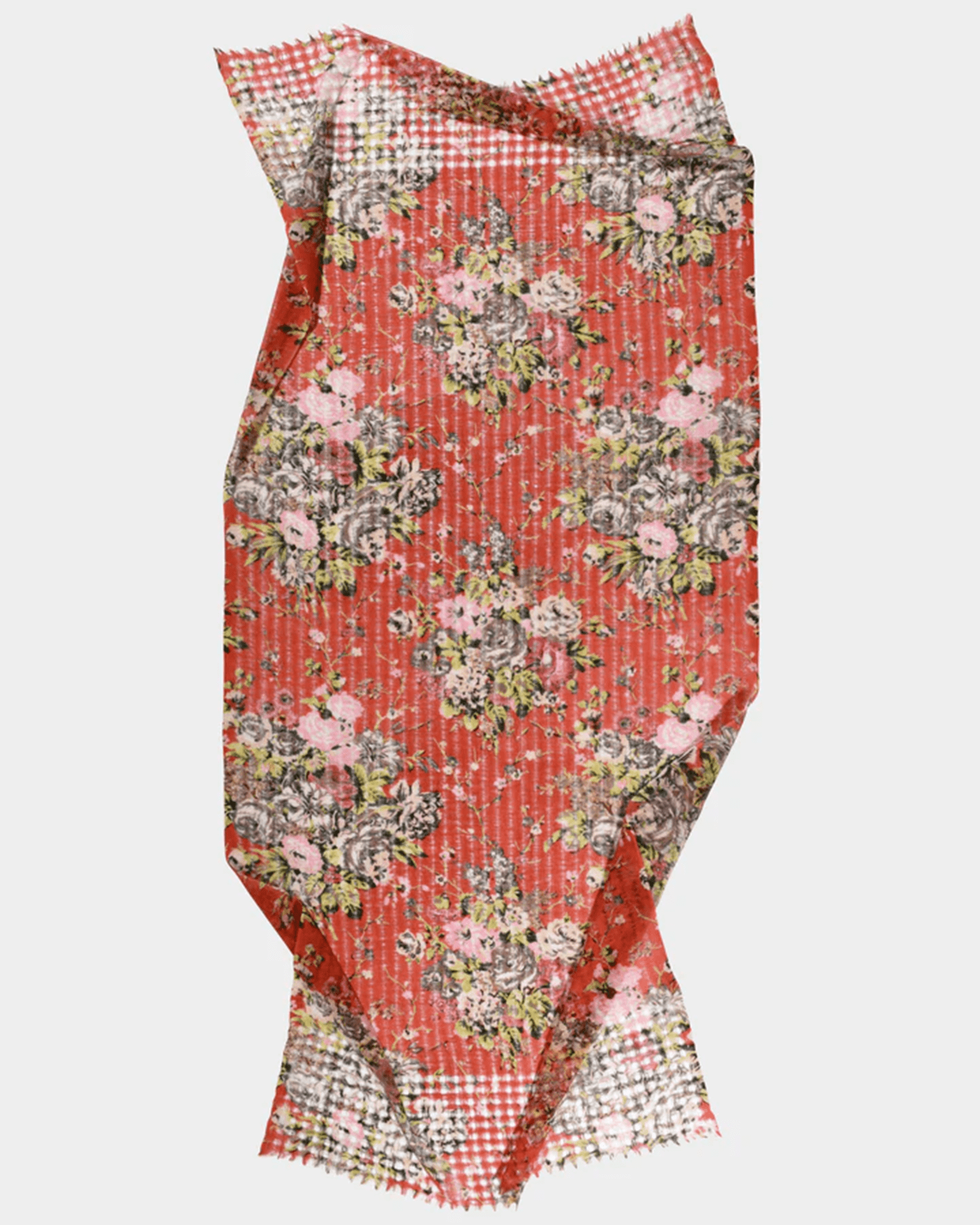 Fleur 1 Scarf in Tangine