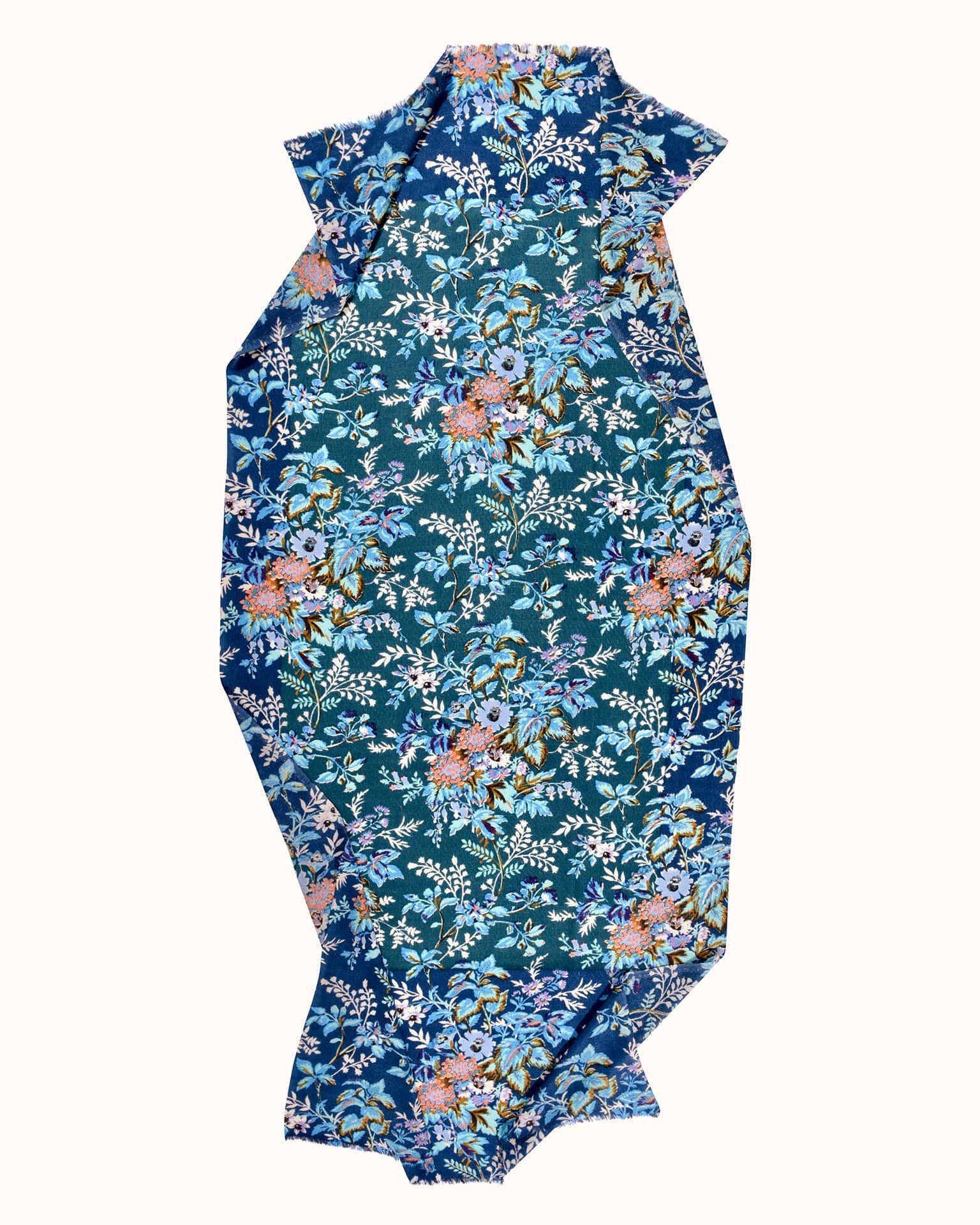 Fleur 2 Scarf in Ocean