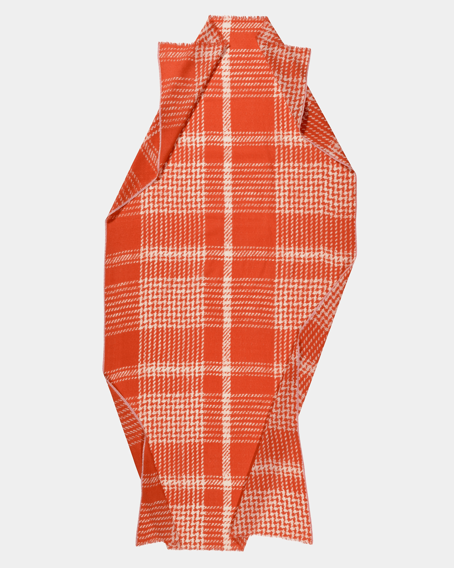 Tweed Check Scarf in Grenade