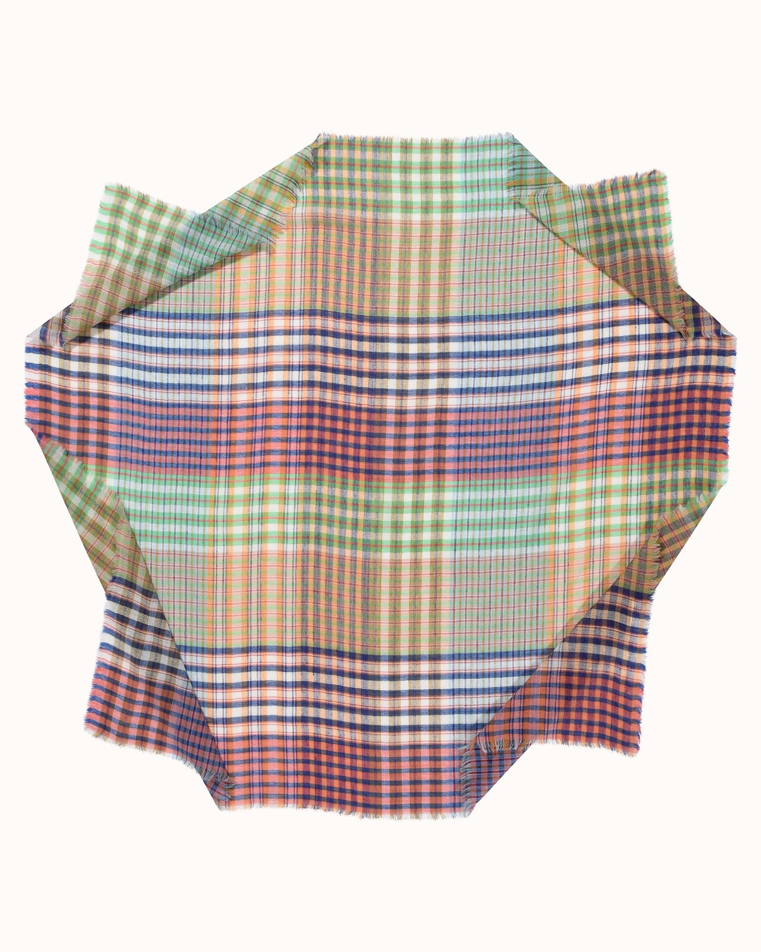 Varied Plaid Bandana in Confetti